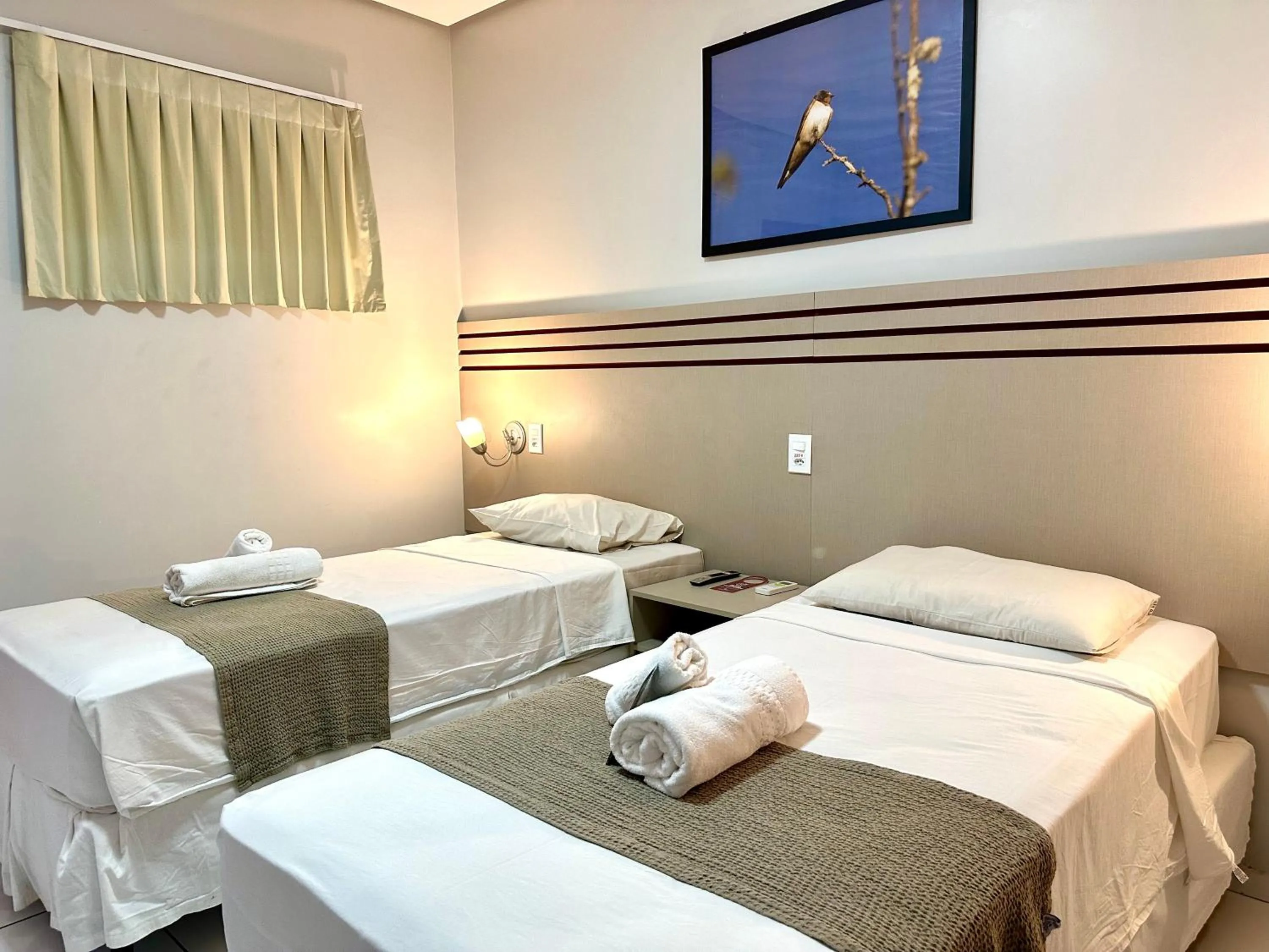 Bed in Valen Porto Hotel São Luís