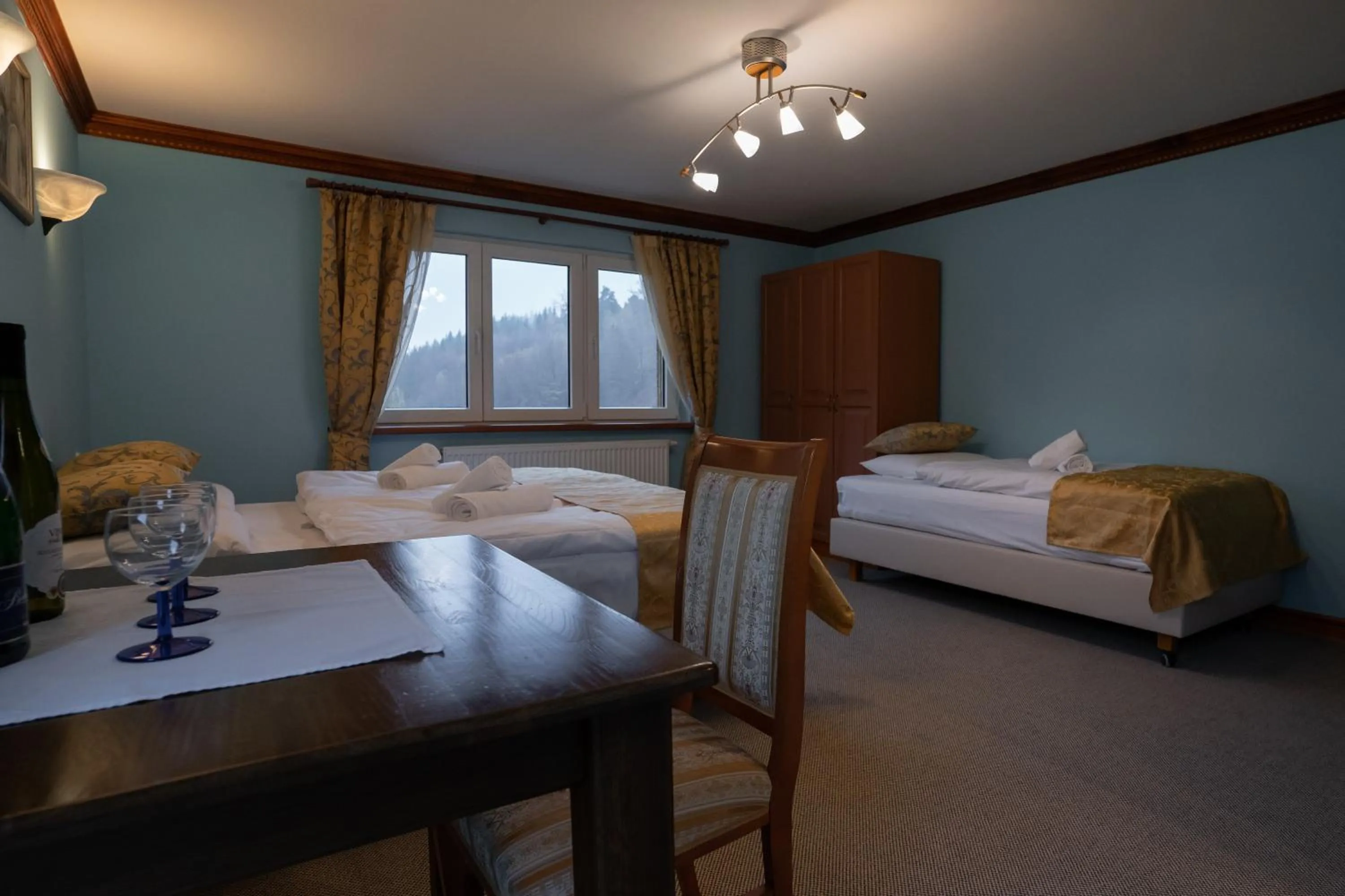 Photo of the whole room, Bed in Jáchymoff