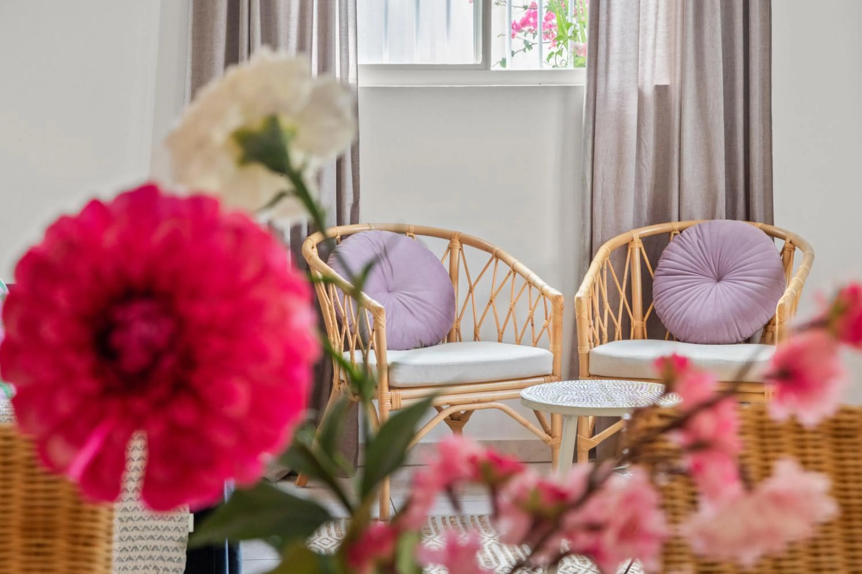 Living room in TUK Tropical Boutique Resort Jan Thiel