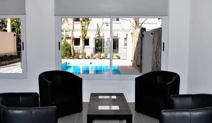 Living room, Pool View in Pilar Apart Hotel