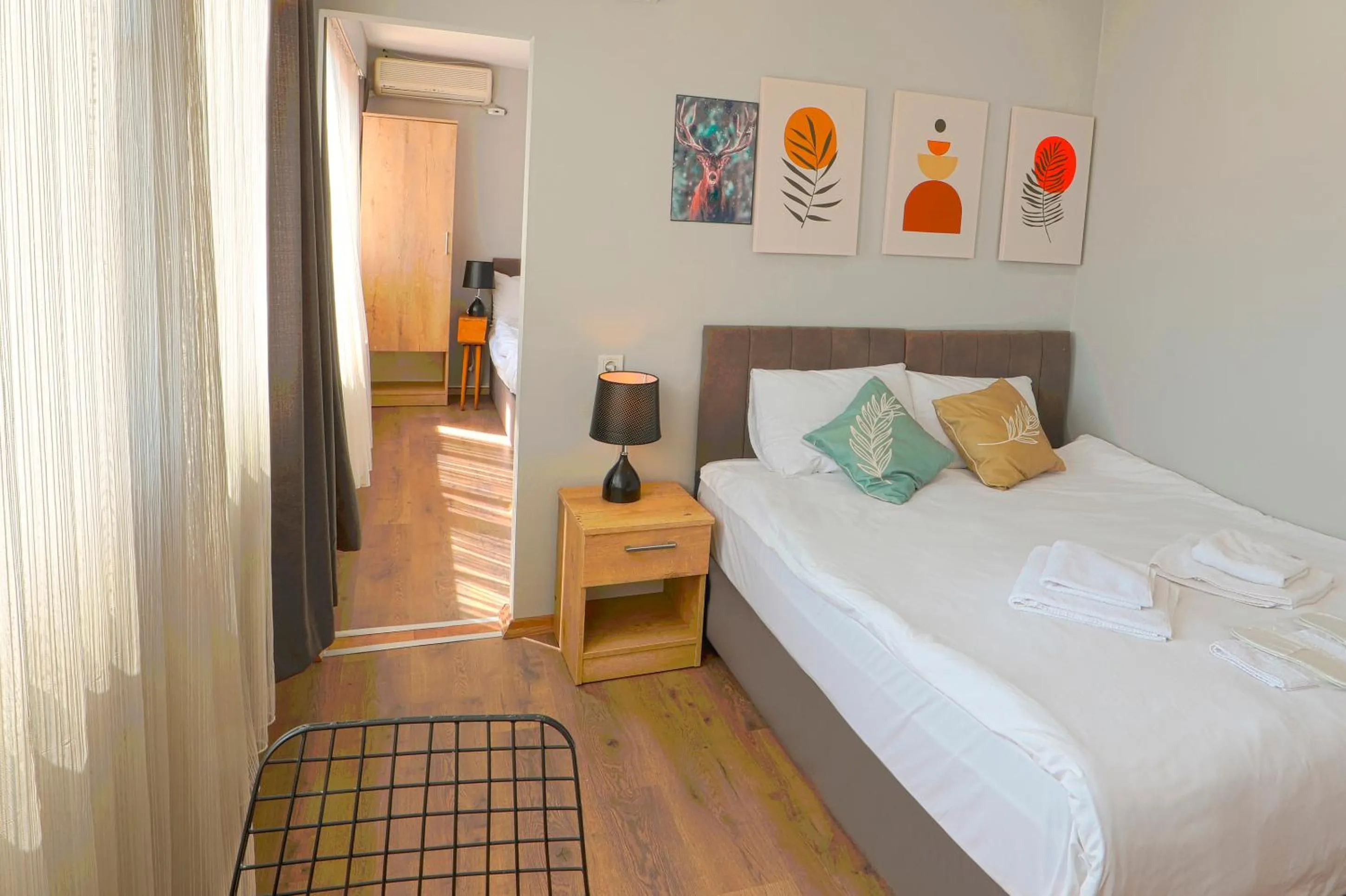 Bed in Kondoskali Hotel