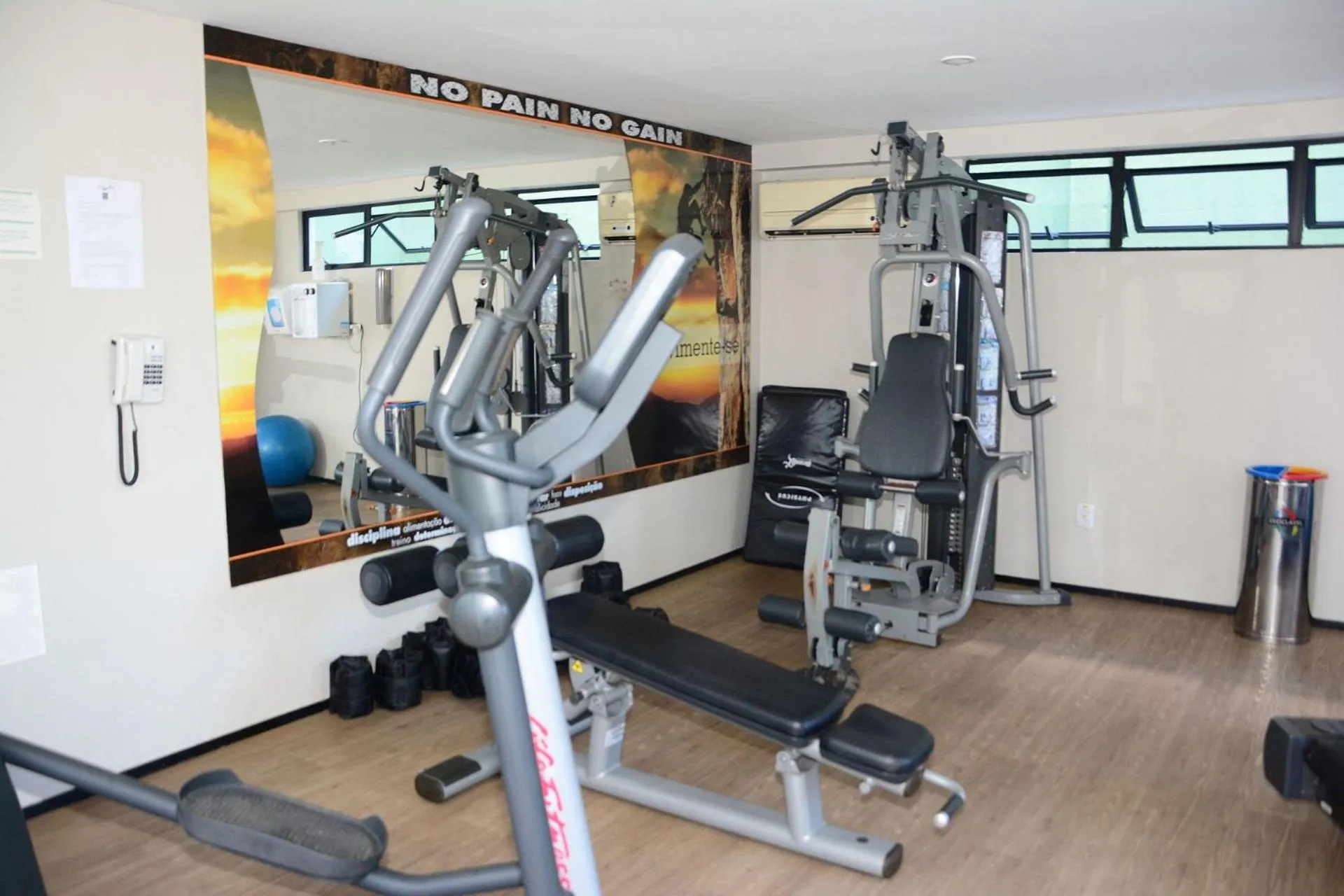 Fitness centre/facilities in Natal Plaza requinte, conforto e vista para o mar