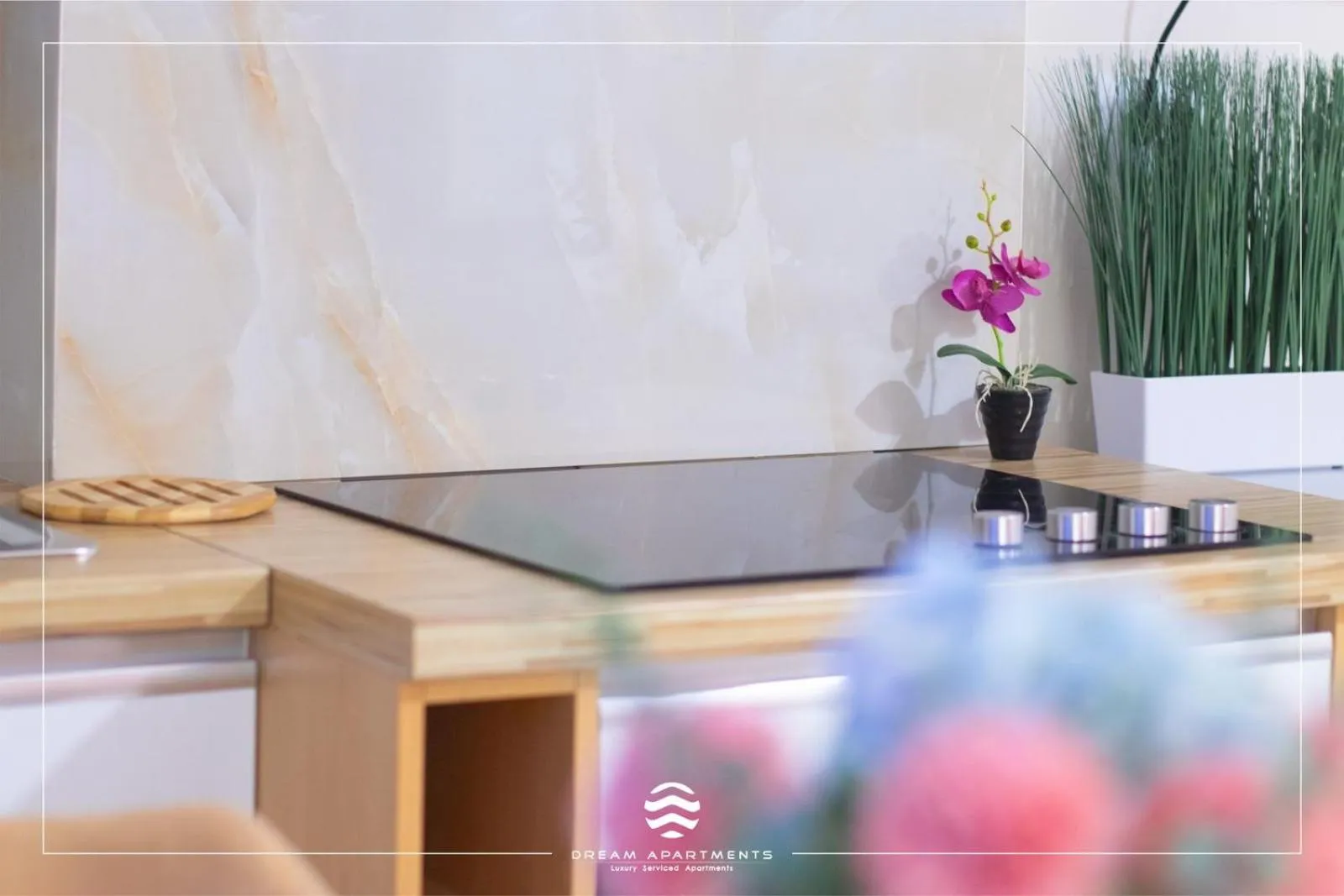 Kitchen or kitchenette in DREAM APARTMENTS Saranda