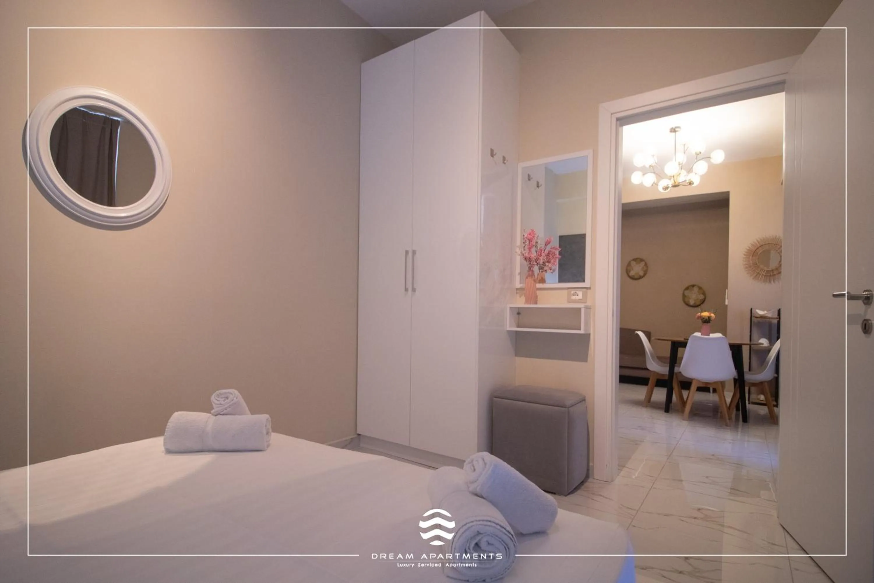 Photo of the whole room, Bed in DREAM APARTMENTS Saranda