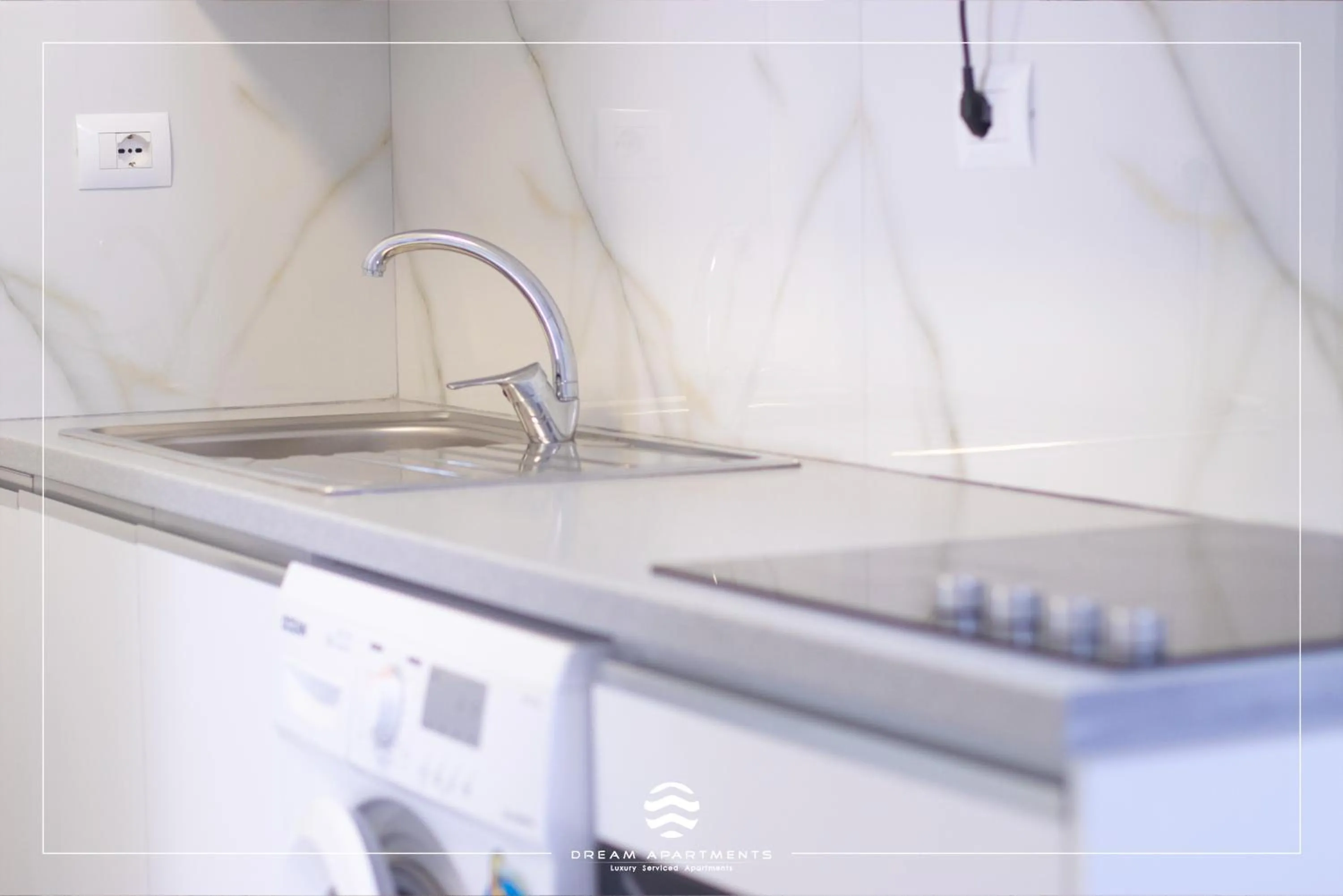 kitchen in DREAM APARTMENTS Saranda