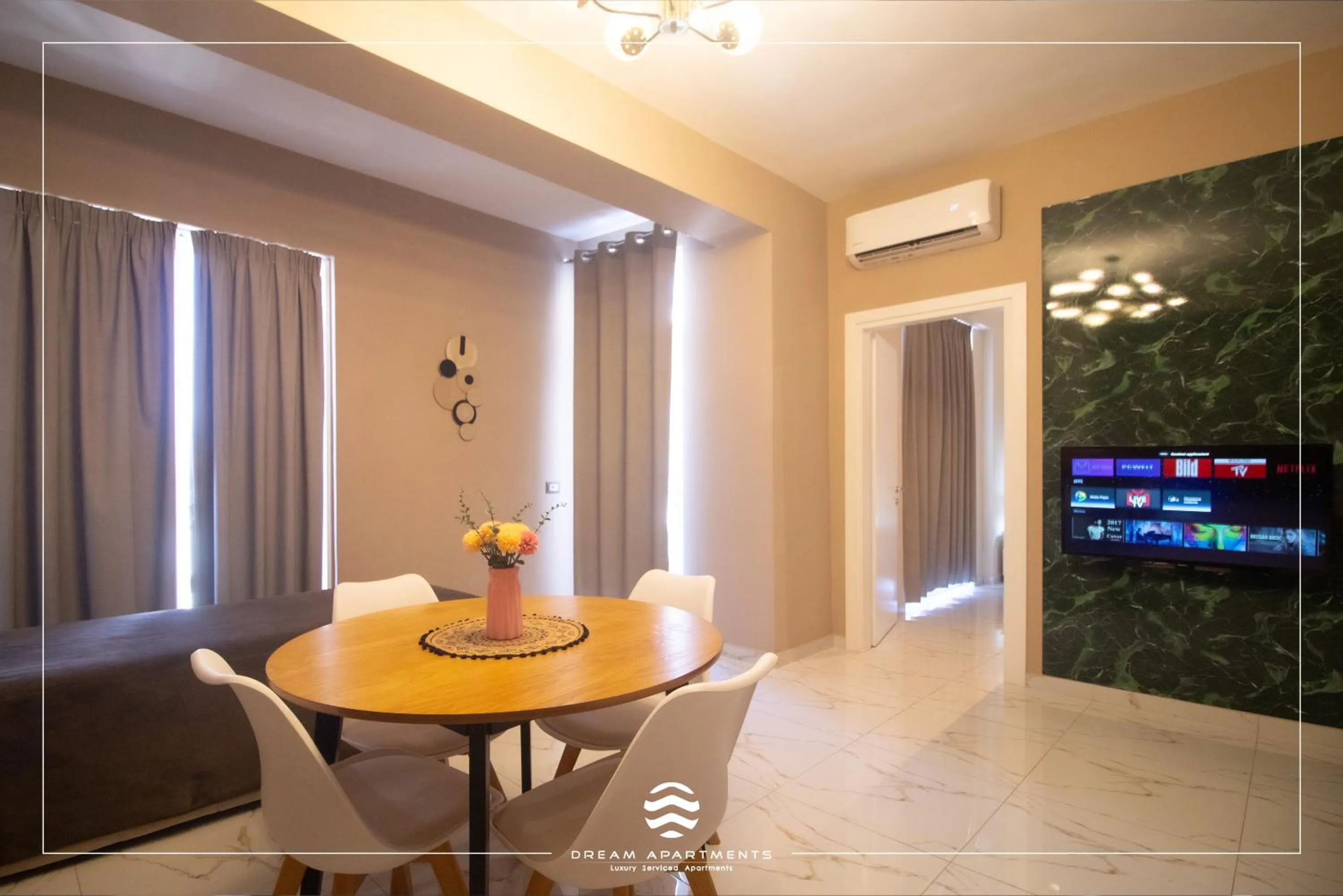 Communal lounge/ TV room in DREAM APARTMENTS Saranda