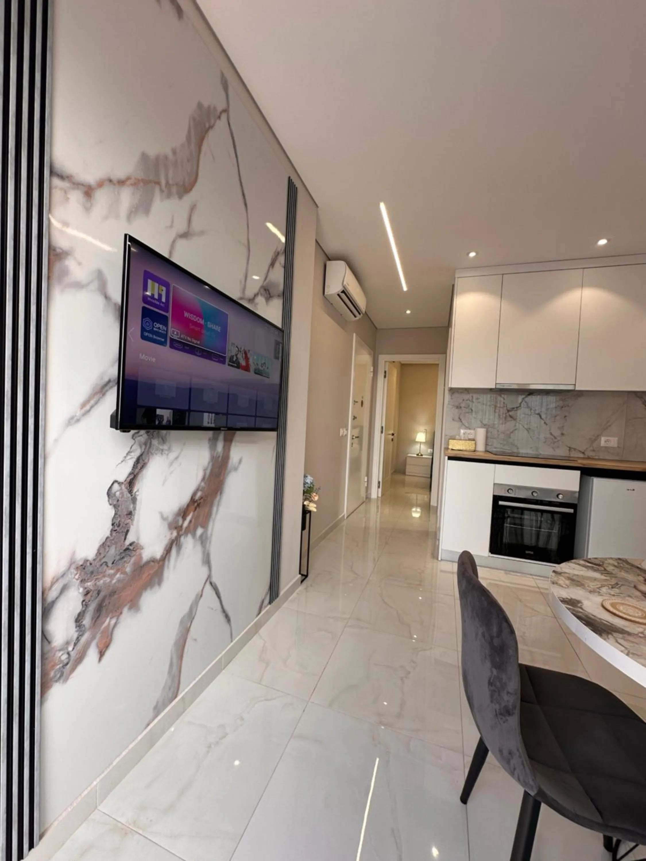 Kitchen or kitchenette in DREAM APARTMENTS Saranda