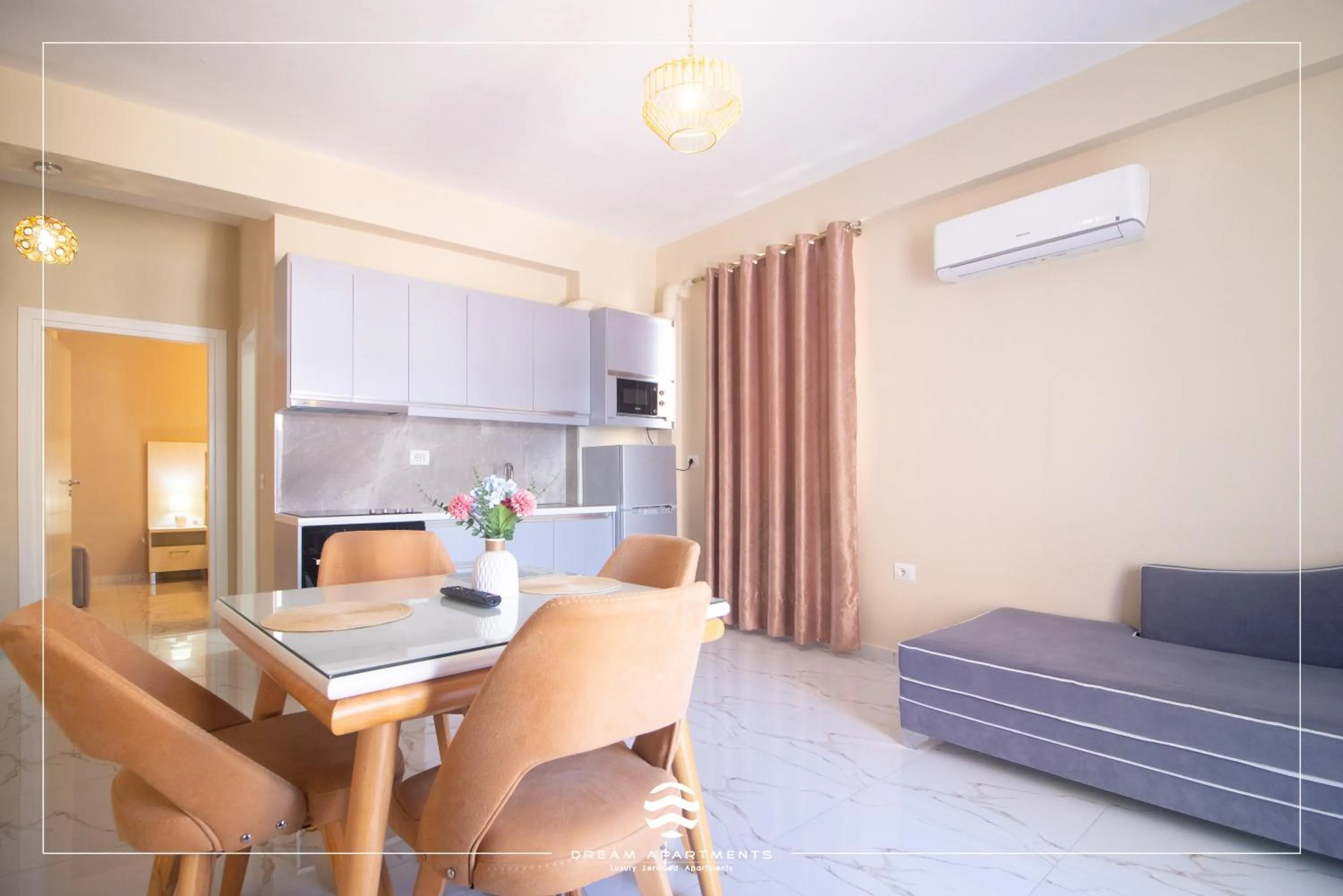 Living room in DREAM APARTMENTS Saranda