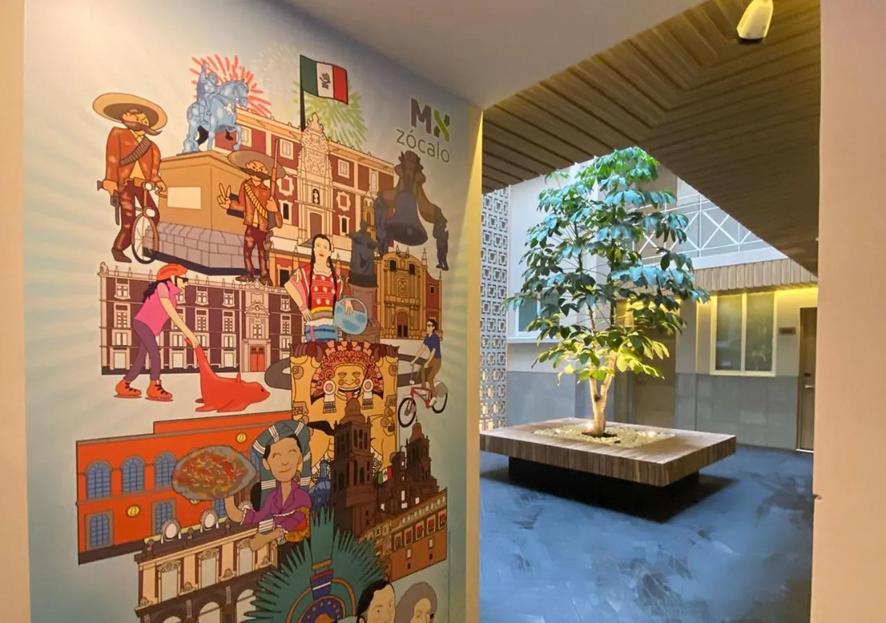 Patio in Hotel MX zócalo CDMX, Trademark Collection by Wyndham