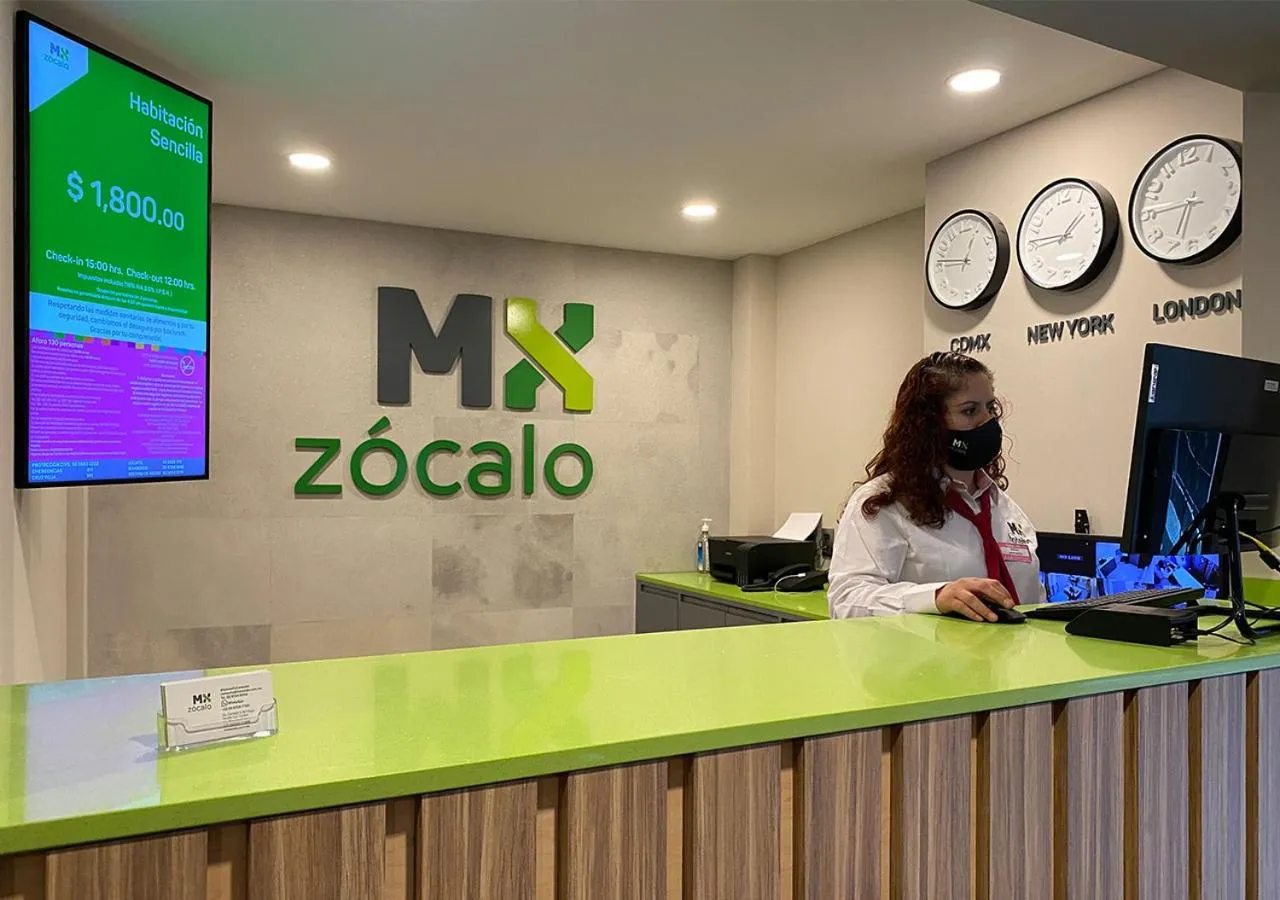 People in Hotel MX zócalo CDMX, Trademark Collection by Wyndham