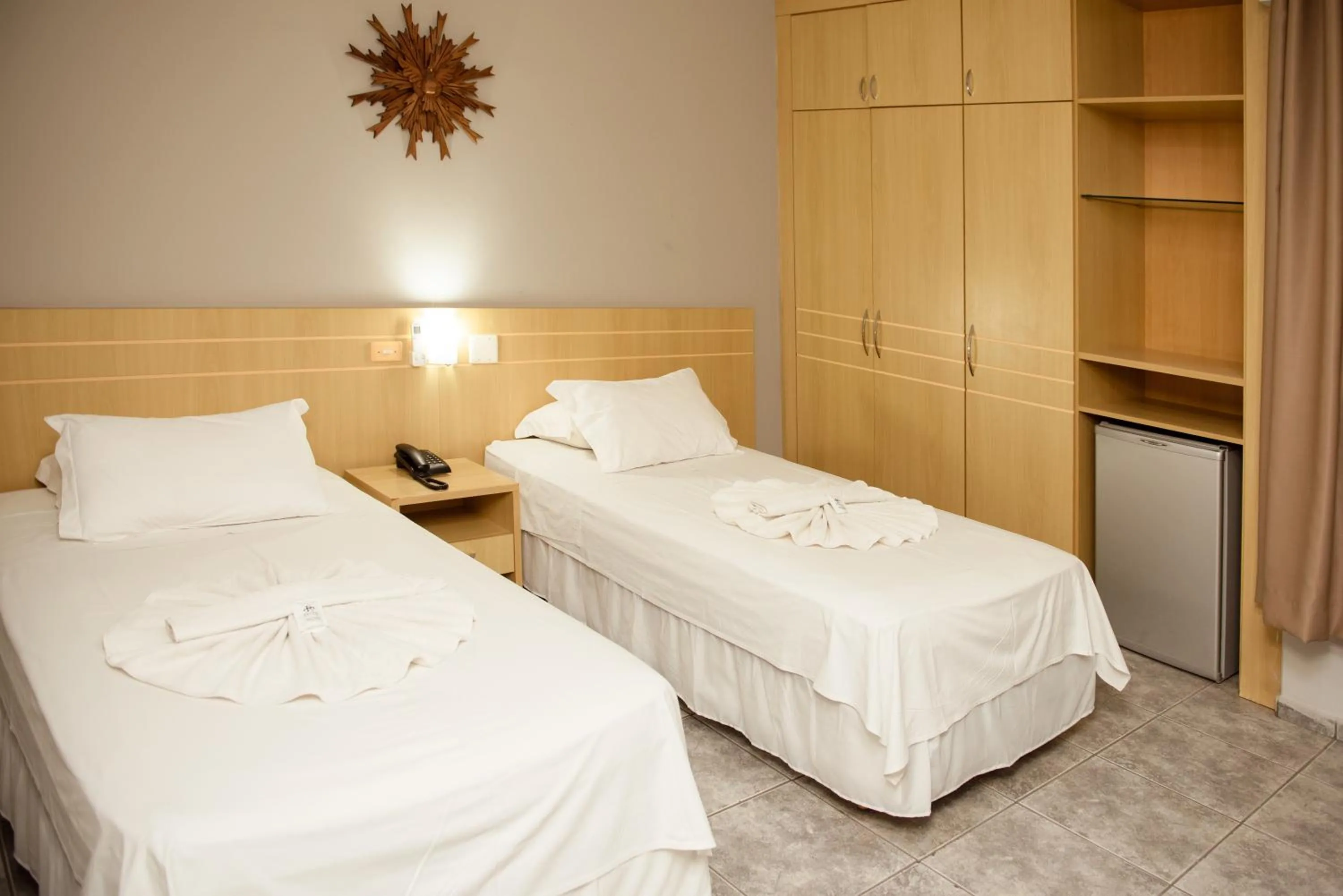 Bed in River Palace Hotel