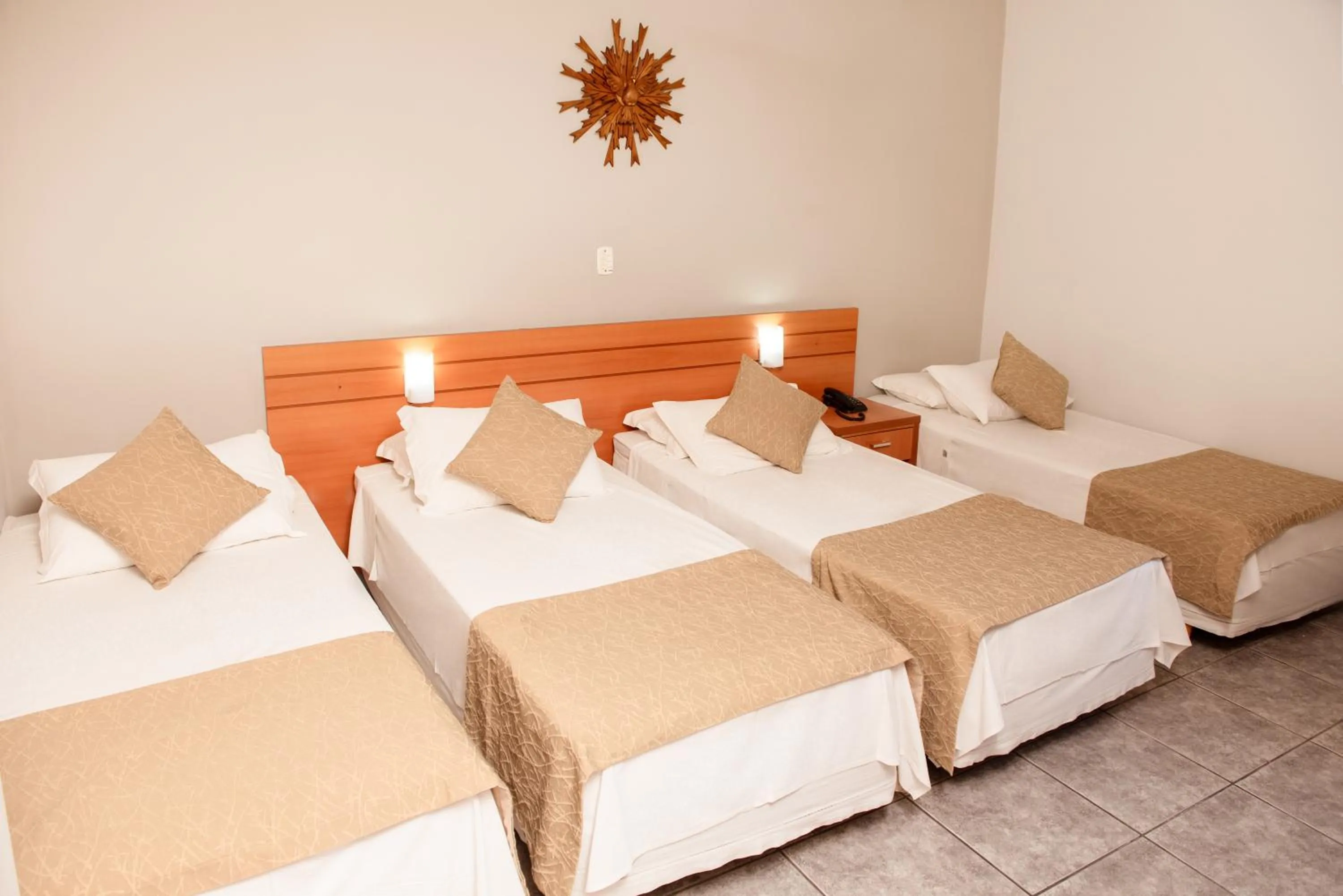 Bed in River Palace Hotel