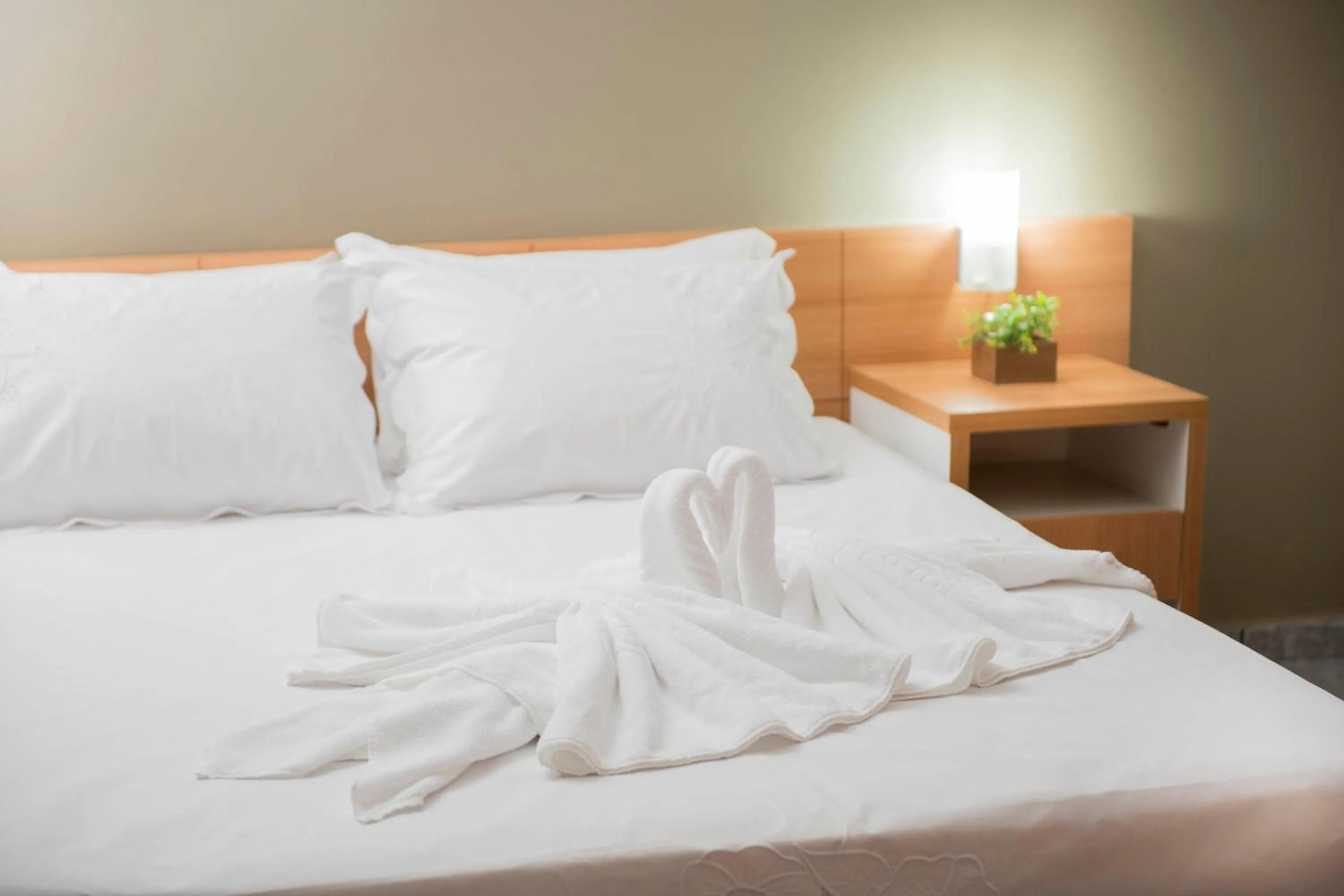 Bed in River Palace Hotel