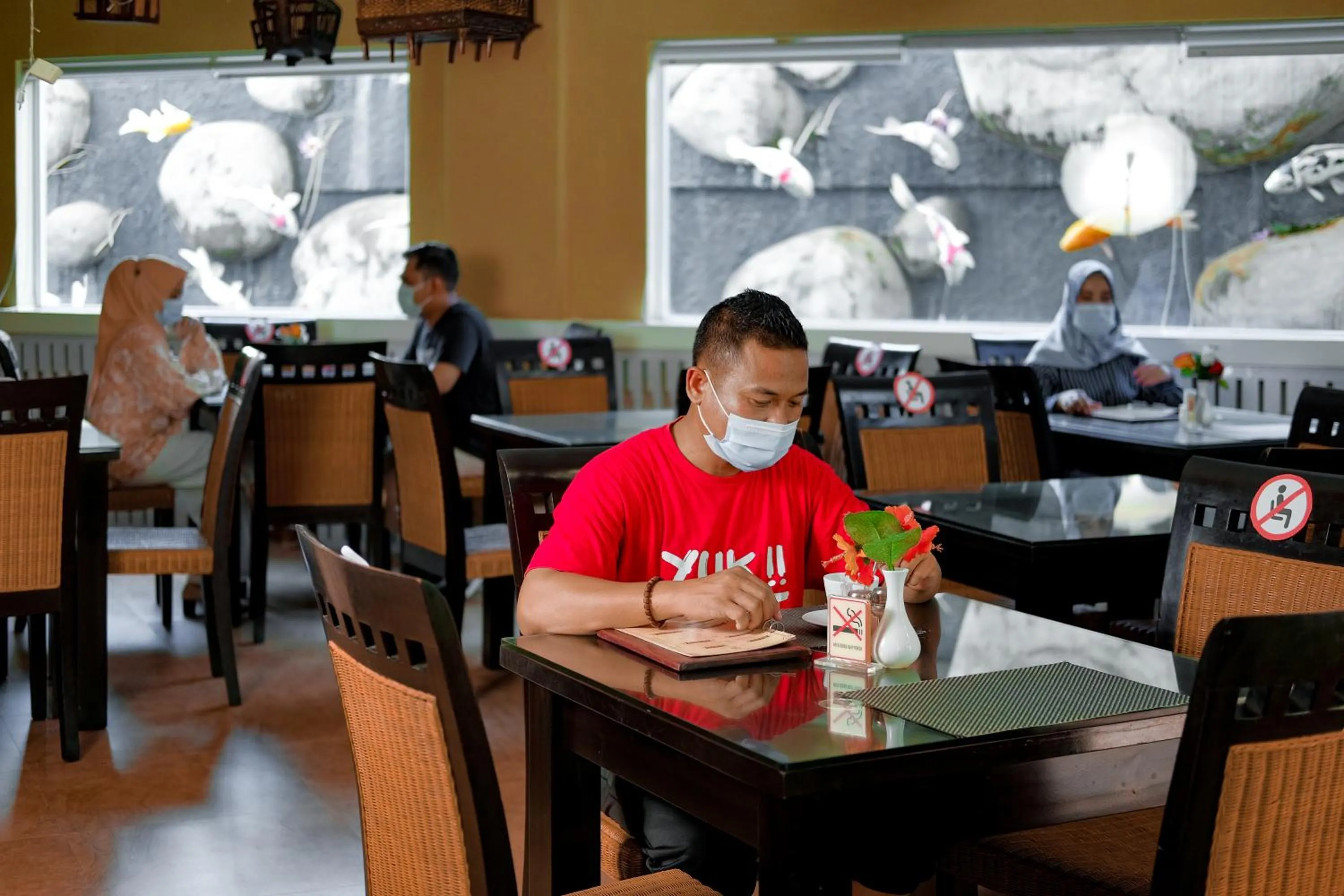 Dining area in Oxville Hotel