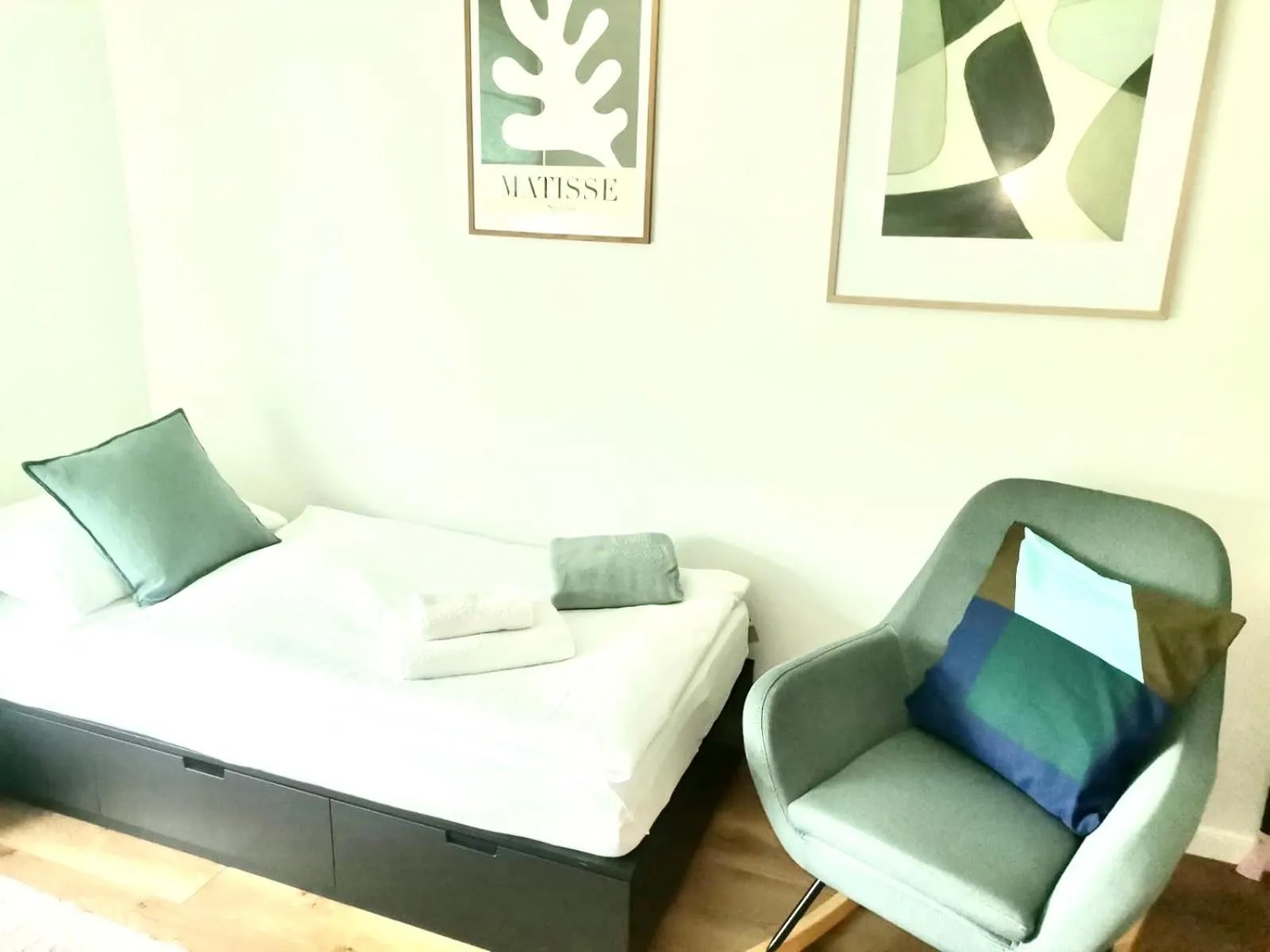 Bed in Baltic Riviera Apartments - Garden Sanctuary Retreat
