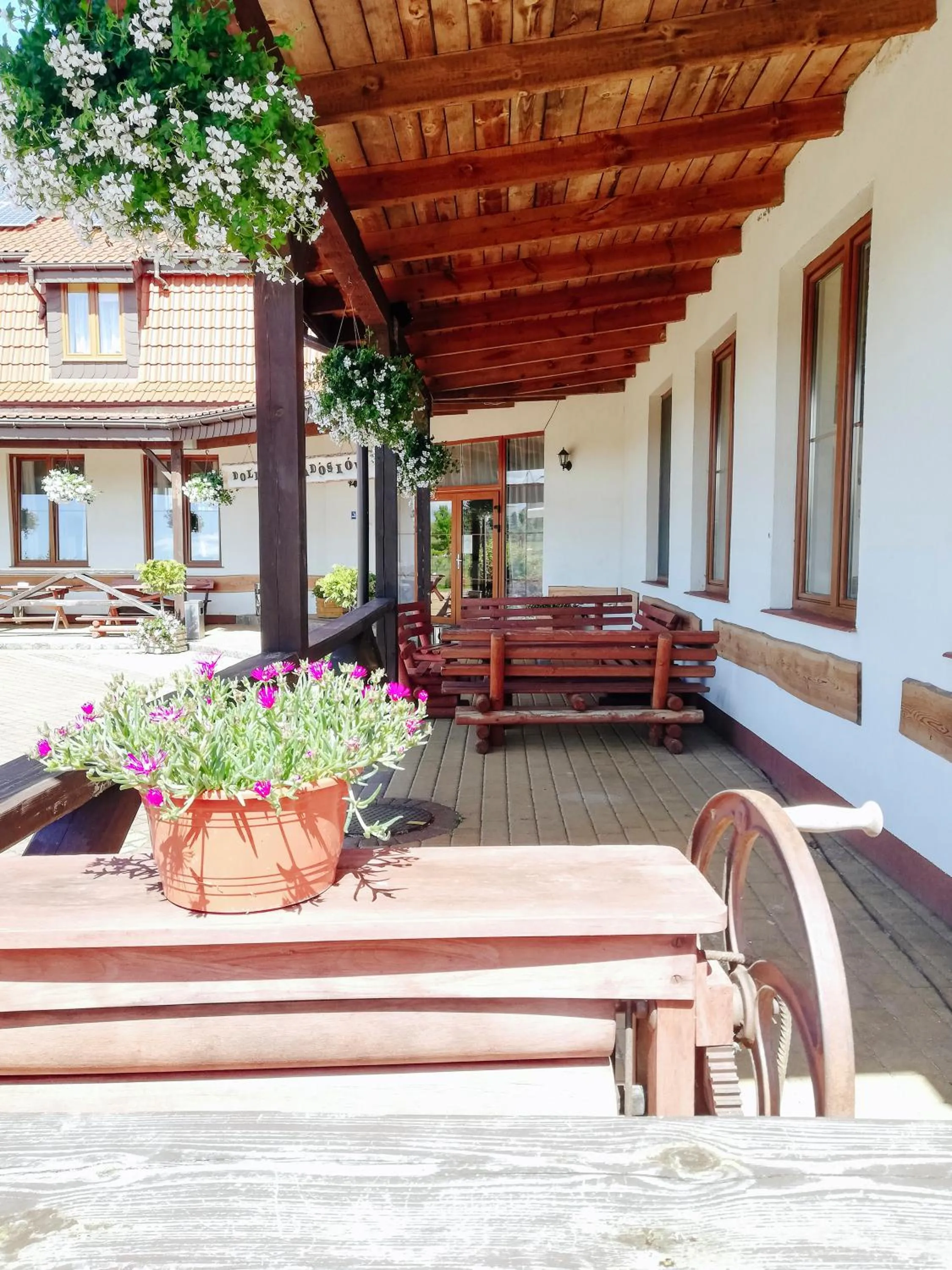 Balcony/Terrace in Zajazd Dolina Sadosiów