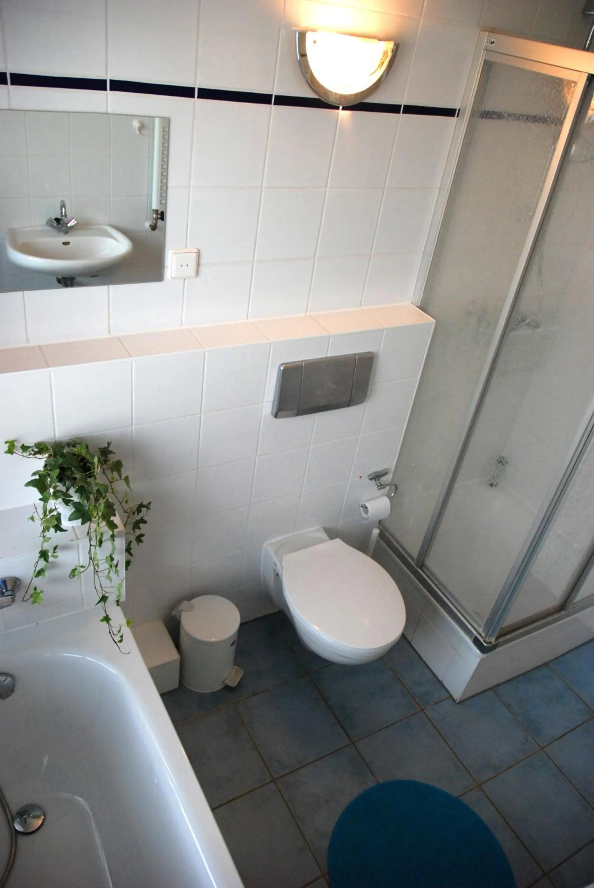 Shower in Apartmentpension am Stadtschloss