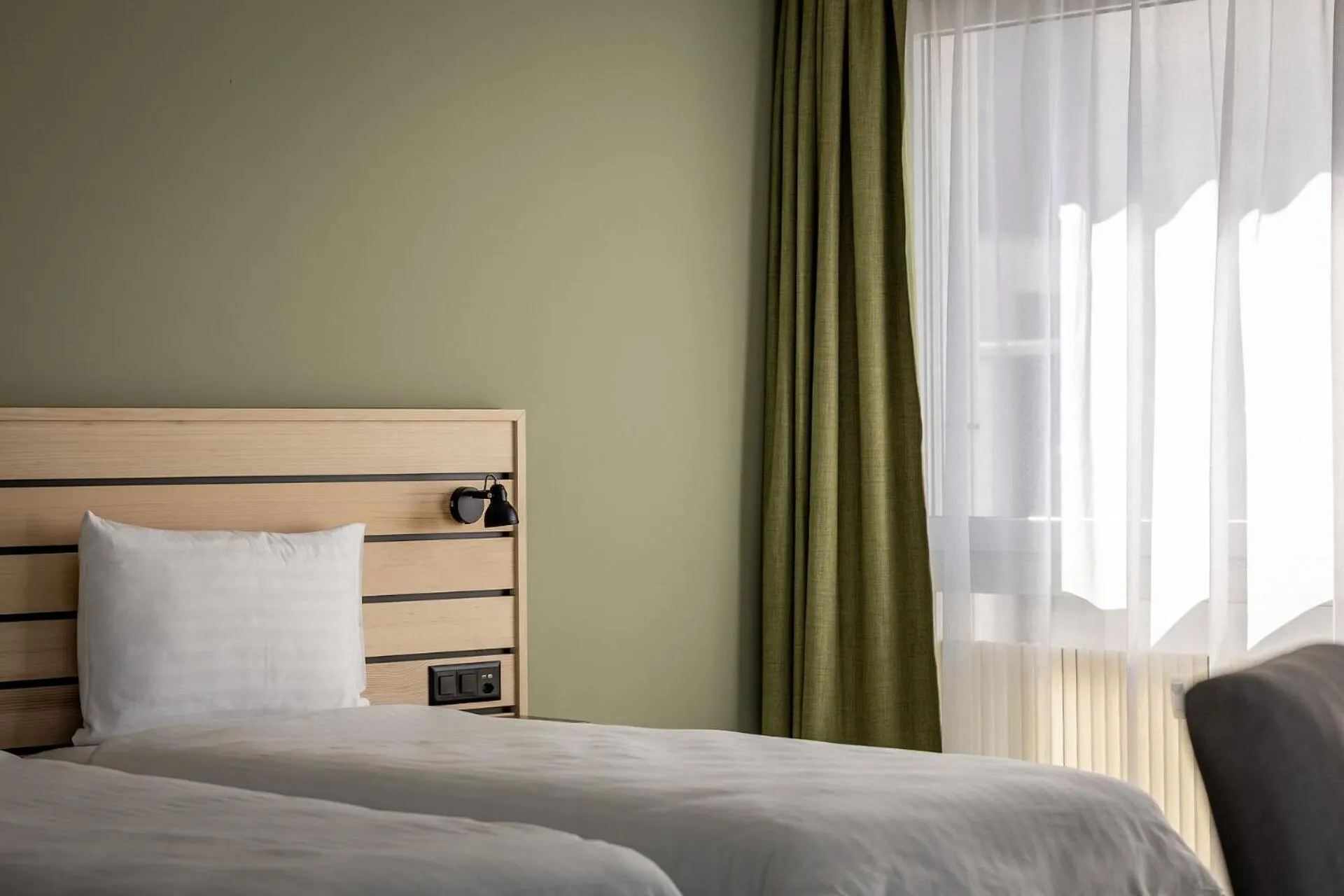 Bed in flexymotel Buchs