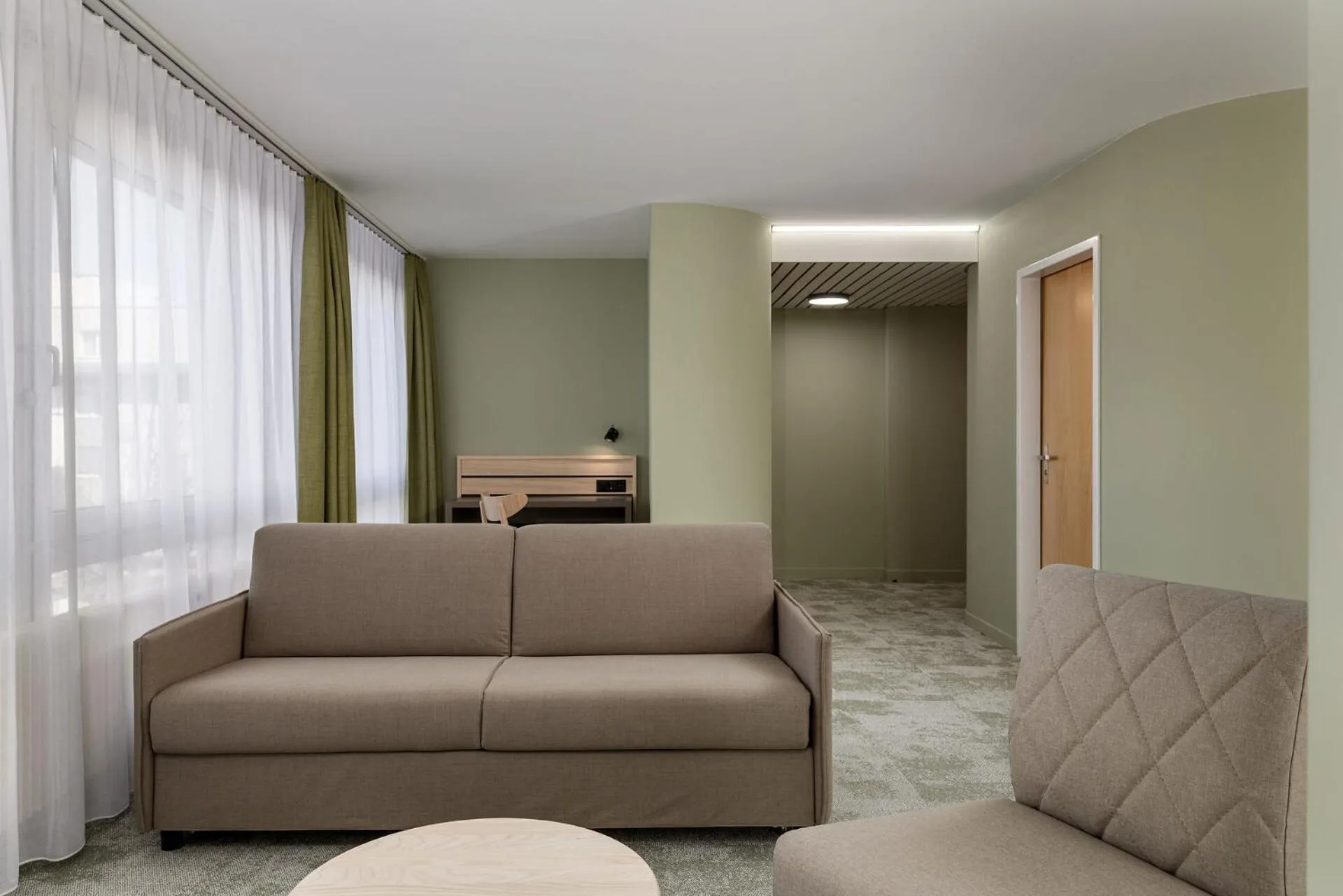 Living room in flexymotel Buchs