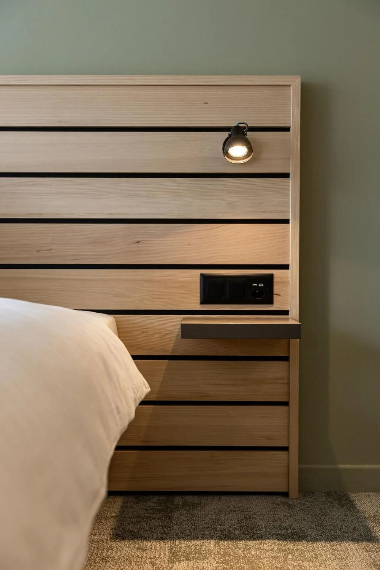 Bed in flexymotel Buchs