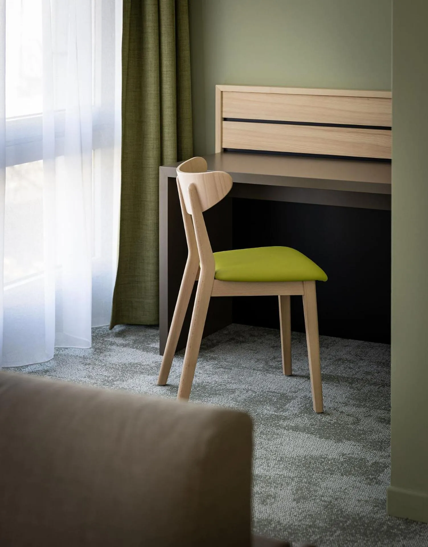 Living room in flexymotel Buchs