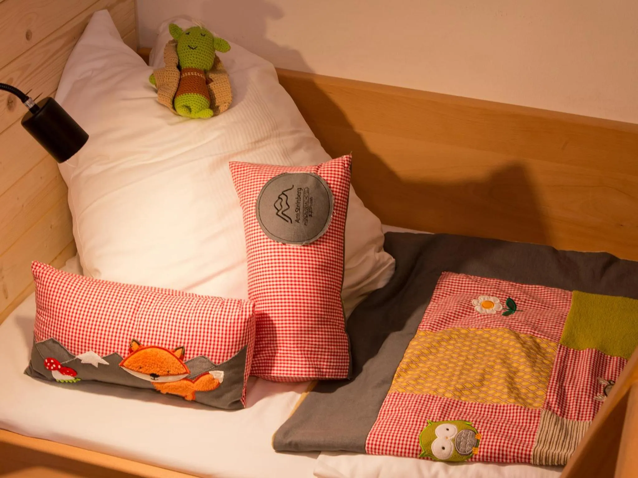 Decorative detail, Bed in Avenon Privat-Hotel Am Steinberg