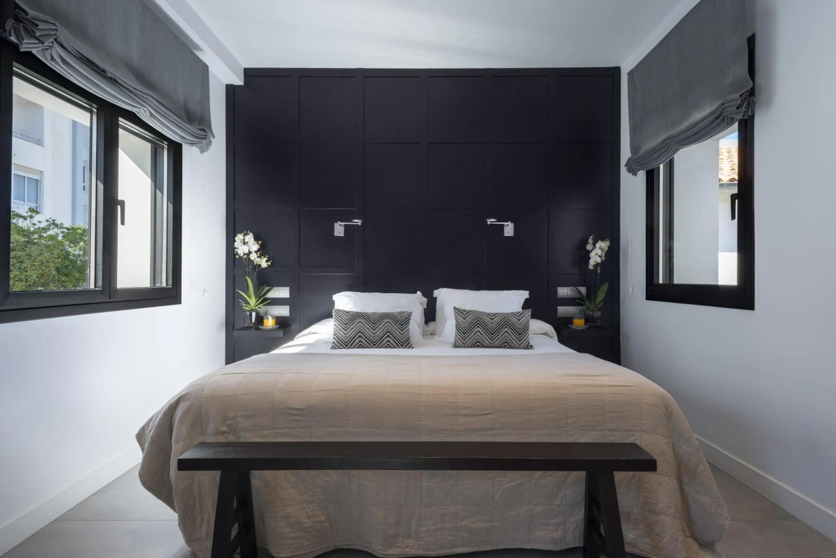 Bedroom, Bed in La Playa Suites Suances