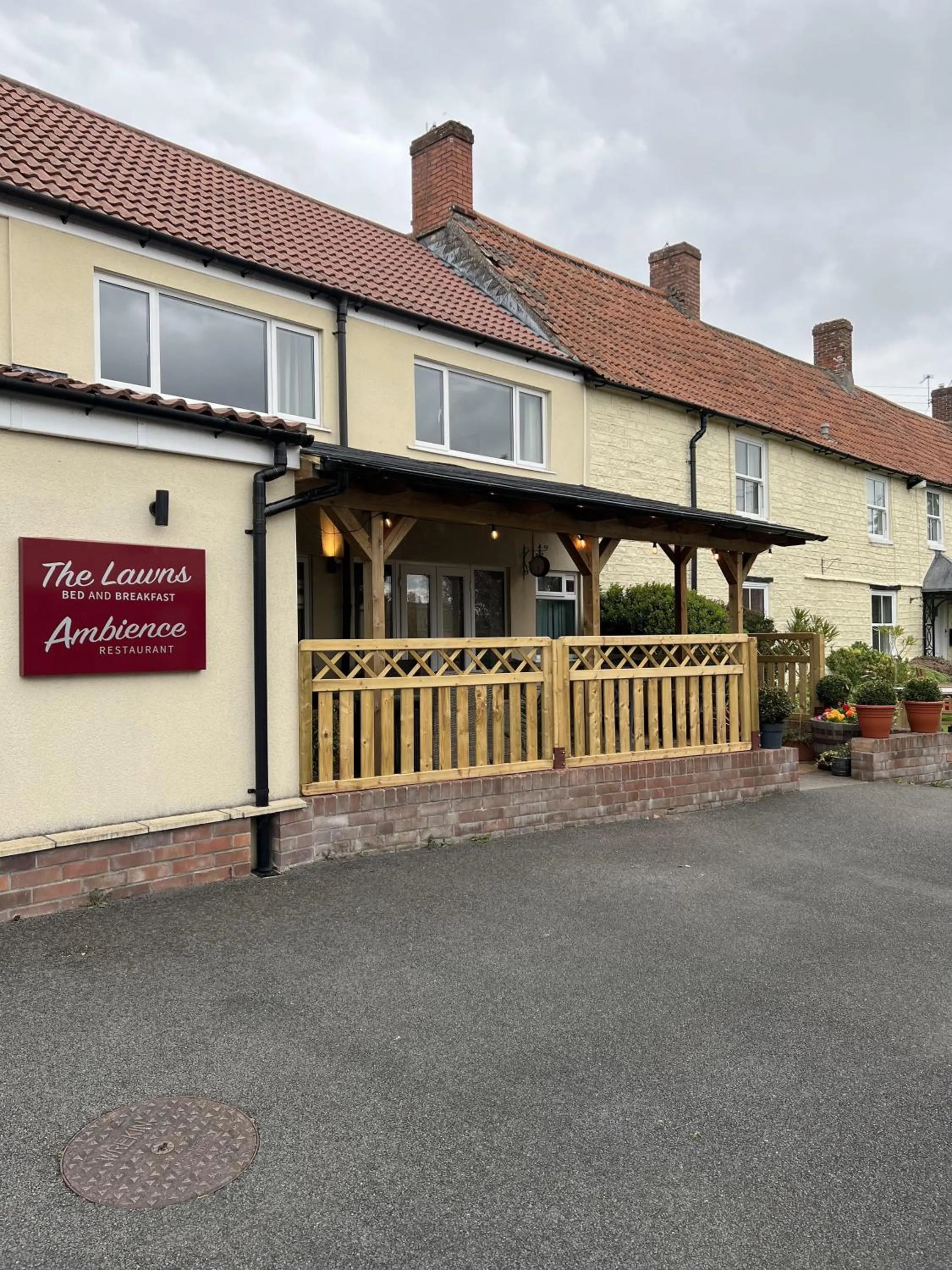 Property building in The Lawns Tea Room and B&B