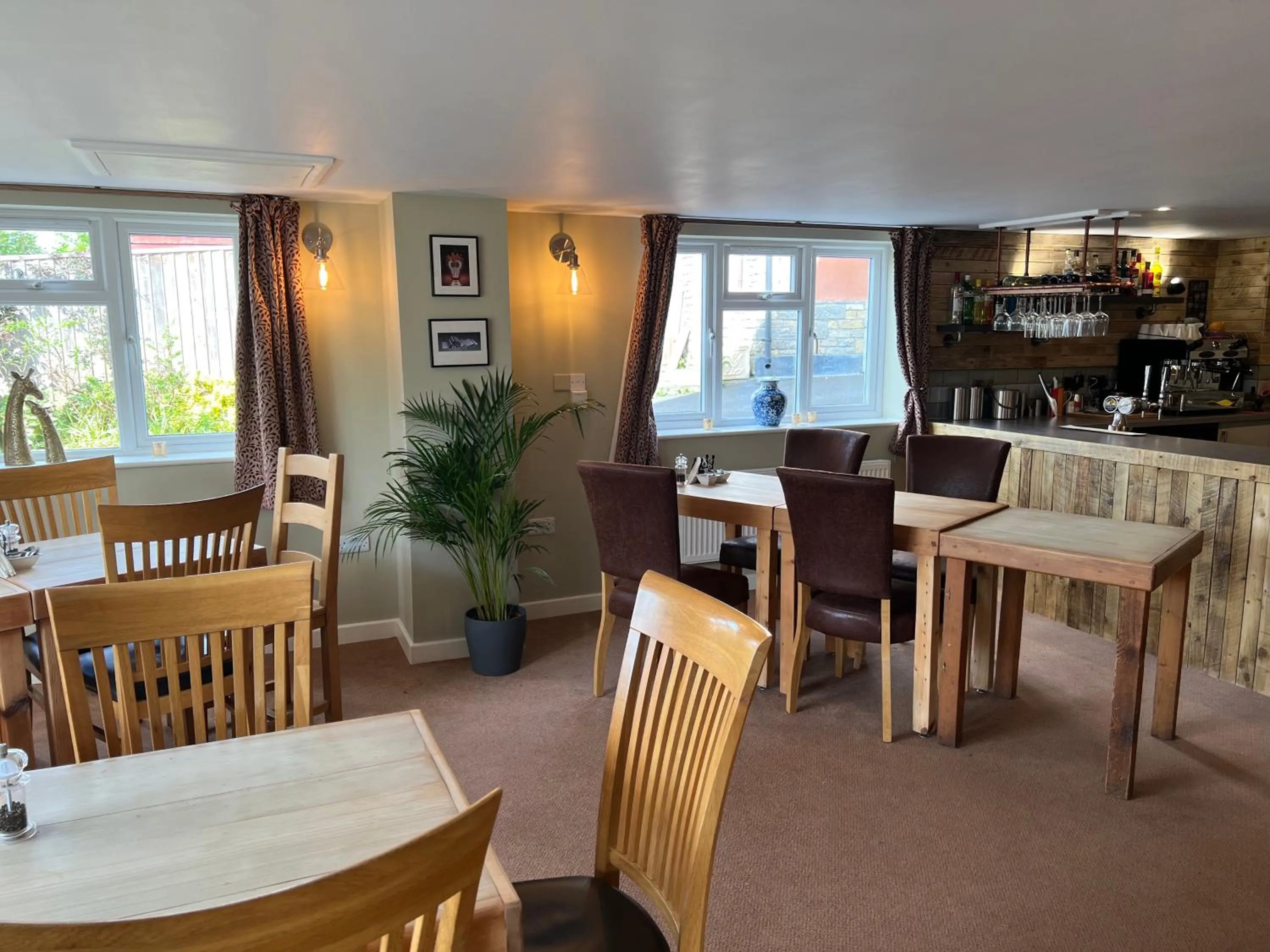 Dining area in The Lawns Tea Room and B&B