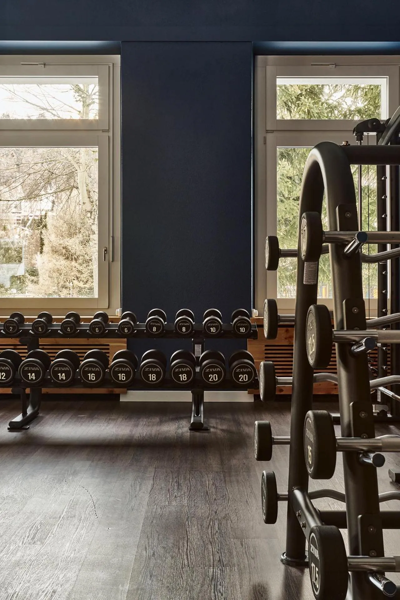 Fitness centre/facilities in Hotel Laudinella