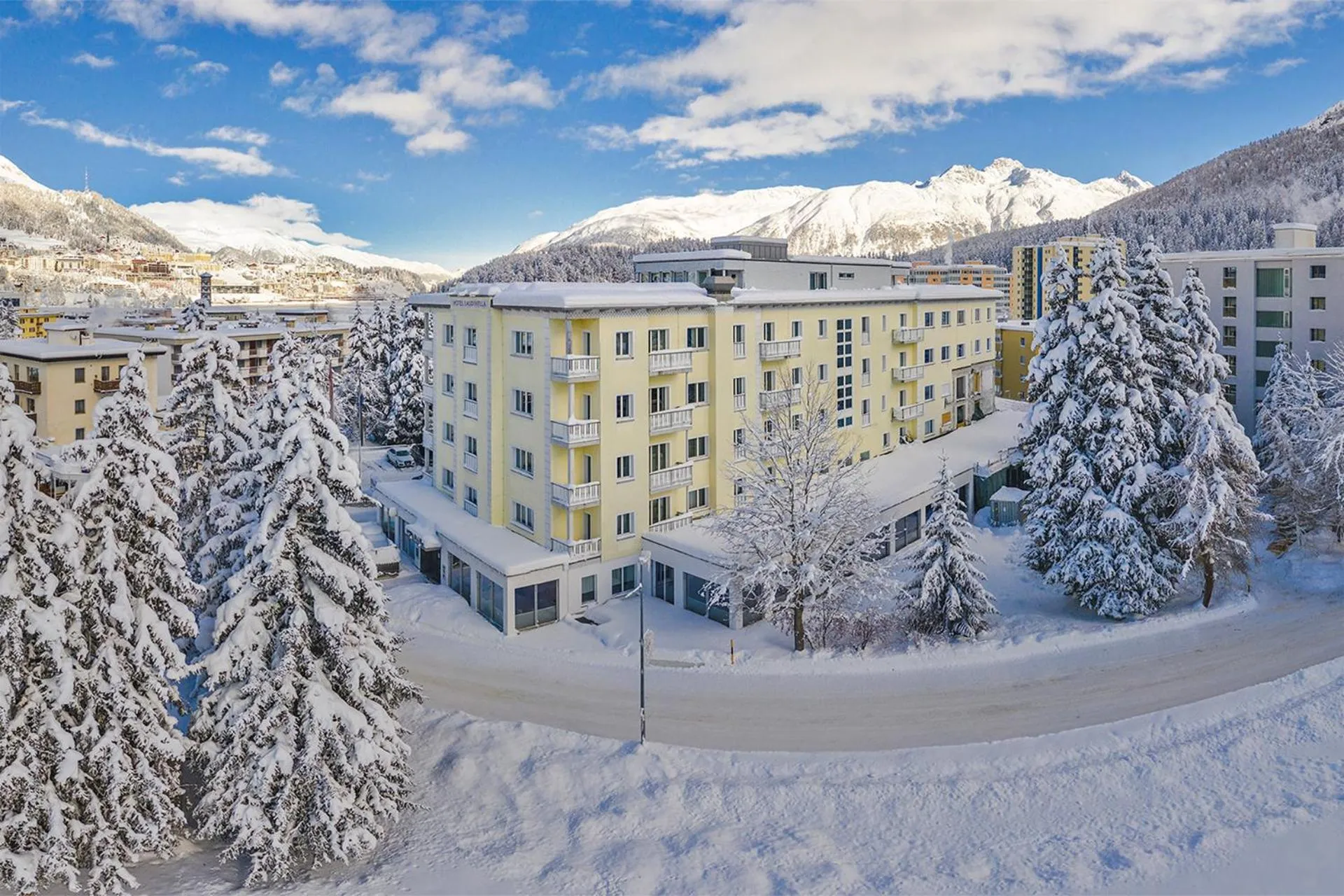 View (from property/room) in Hotel Laudinella