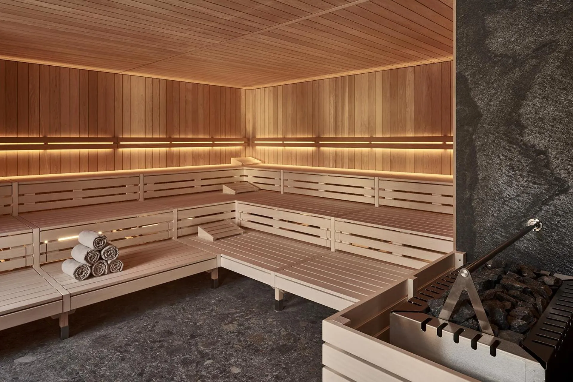 Sauna in Hotel Laudinella