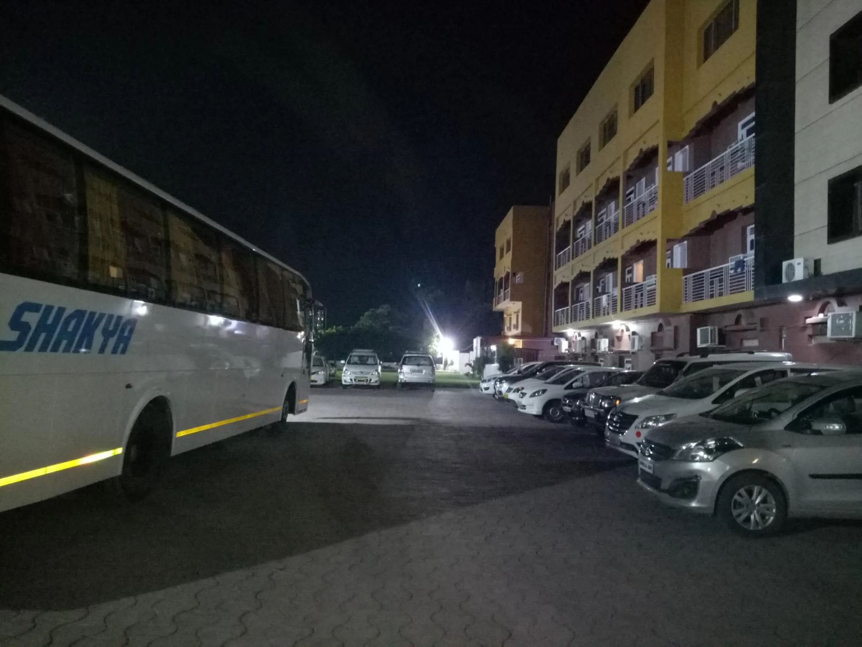 Parking in Hotel Taj Darbar