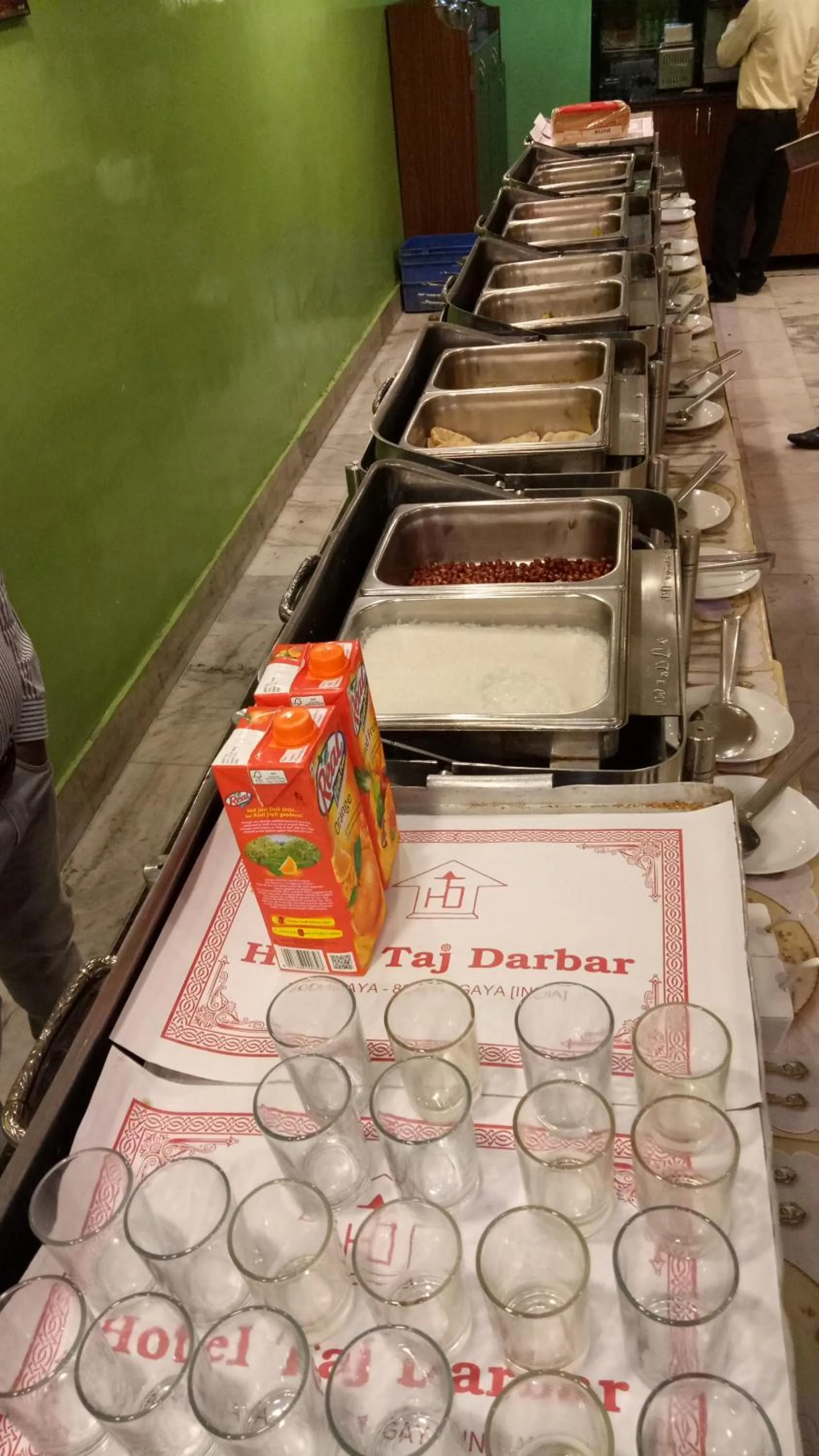 Breakfast in Hotel Taj Darbar