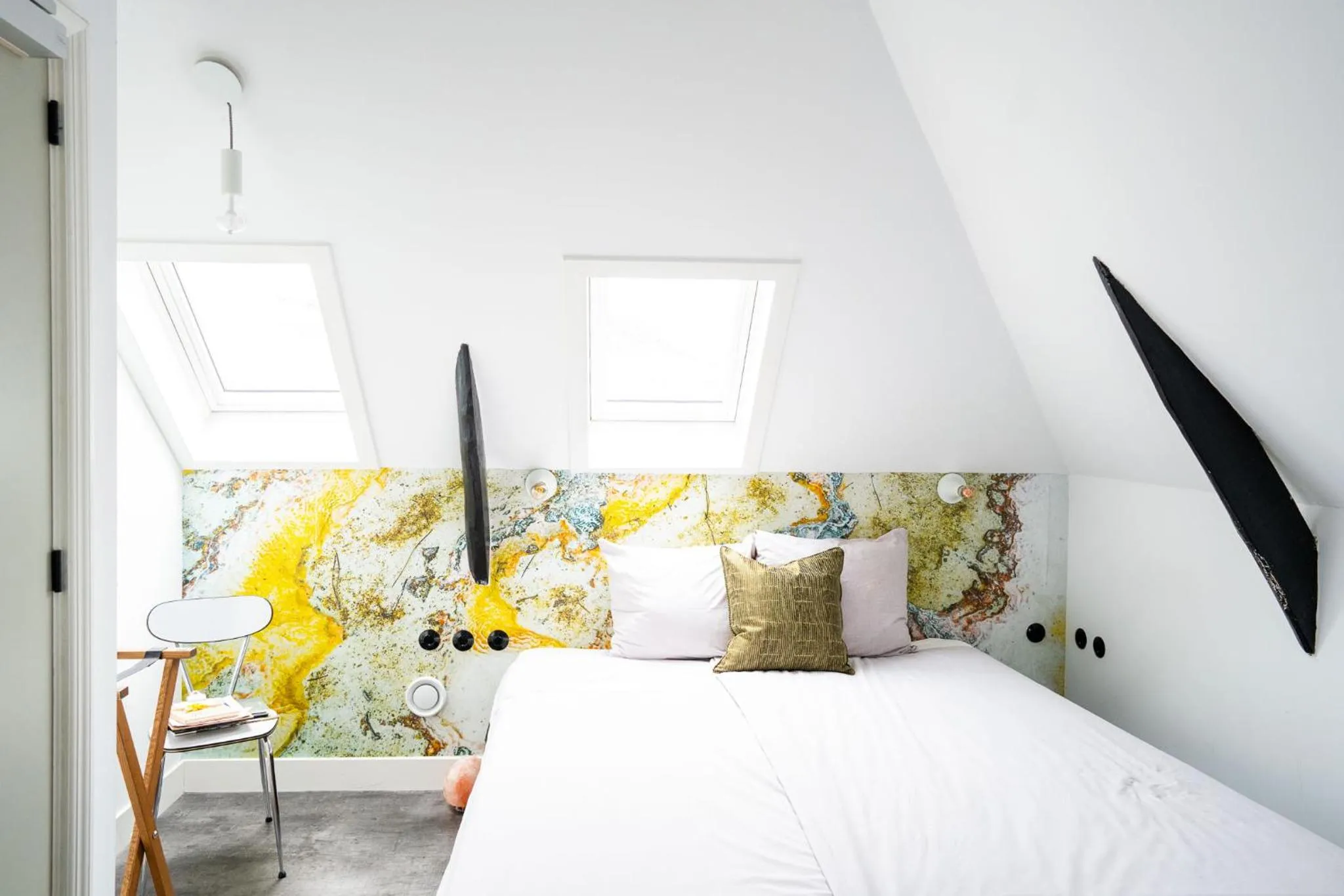 Seating area, Bed in Boetiekhotel Villa Wanrooy