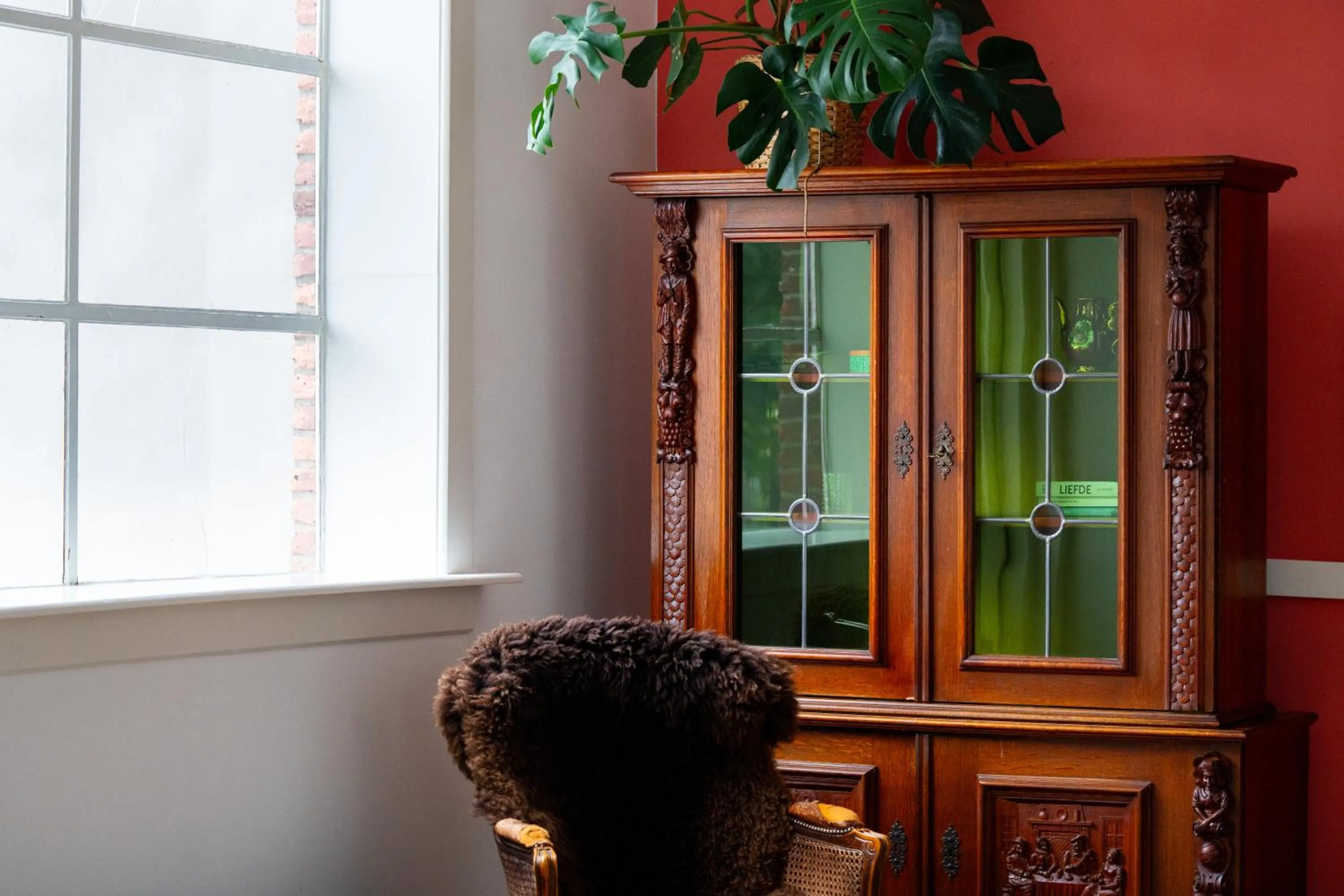 Decorative detail in Boetiekhotel Villa Wanrooy