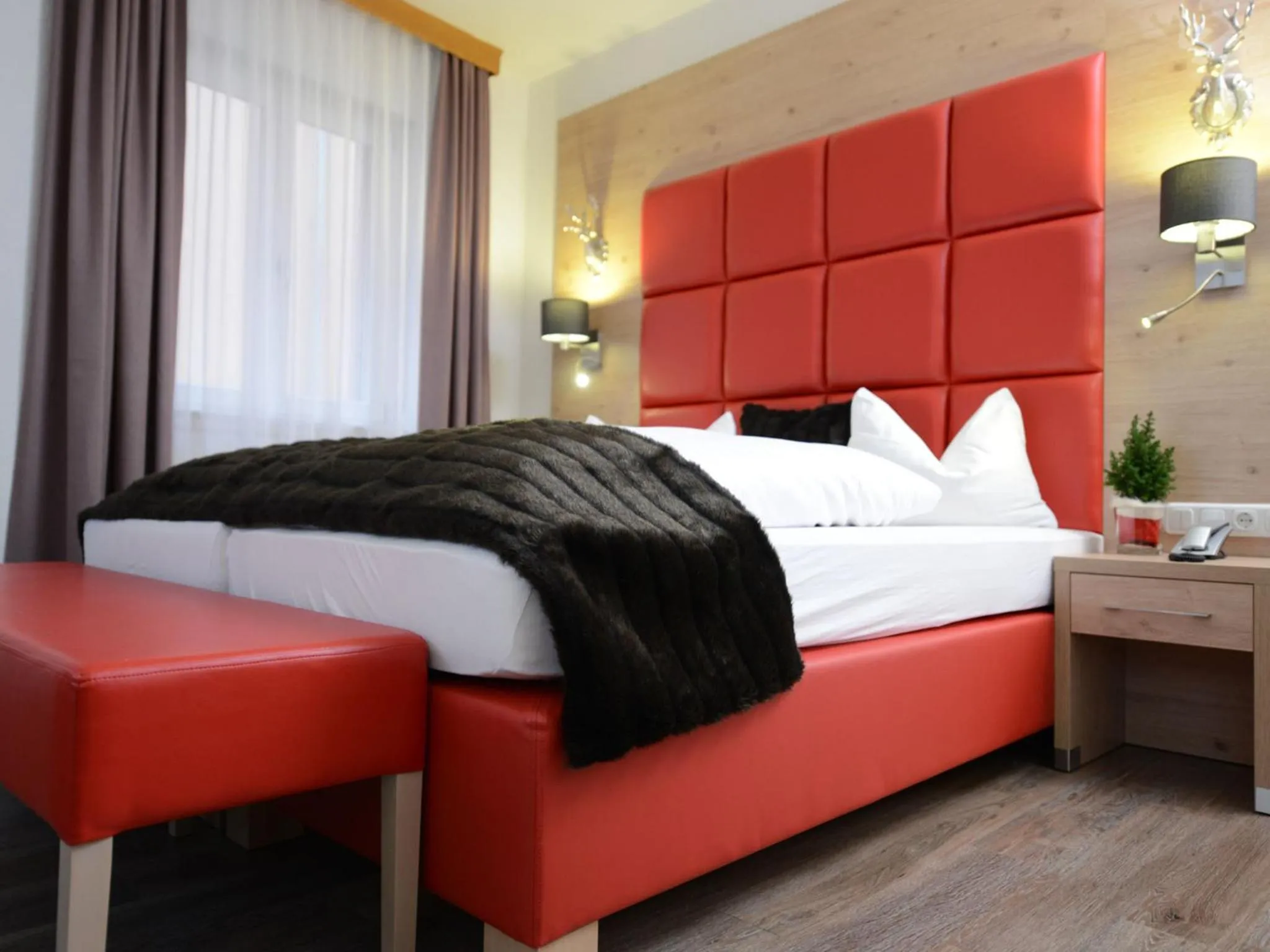 Bed in Land-gut Hotel zum Löwen Garni