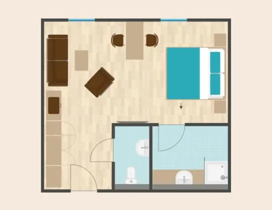Floor plan in KELKO 1A Hotel