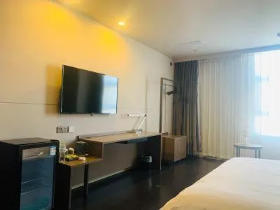 Bed in Jinjiang Inn Select Zibo Boshan Passenger Station Branch