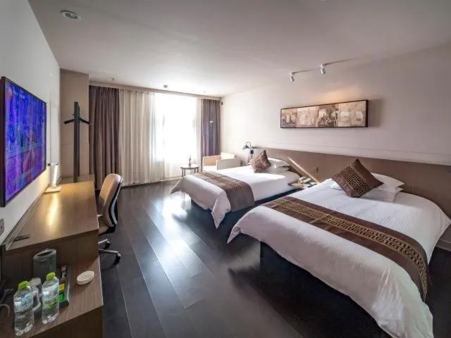 Bed in Jinjiang Inn Select Zibo Boshan Passenger Station Branch