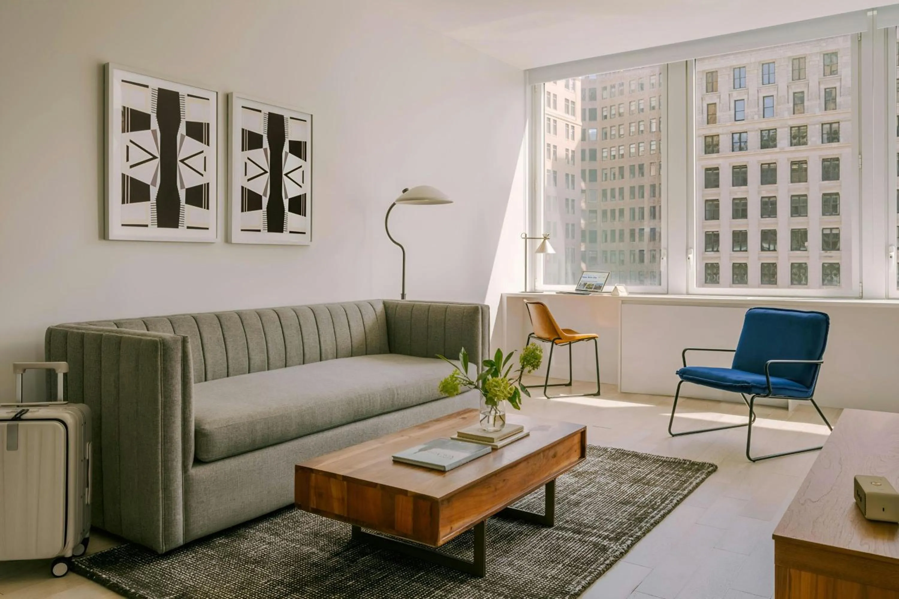 Living room in Sonder by Marriott Bonvoy Battery Park Apartments Financial District