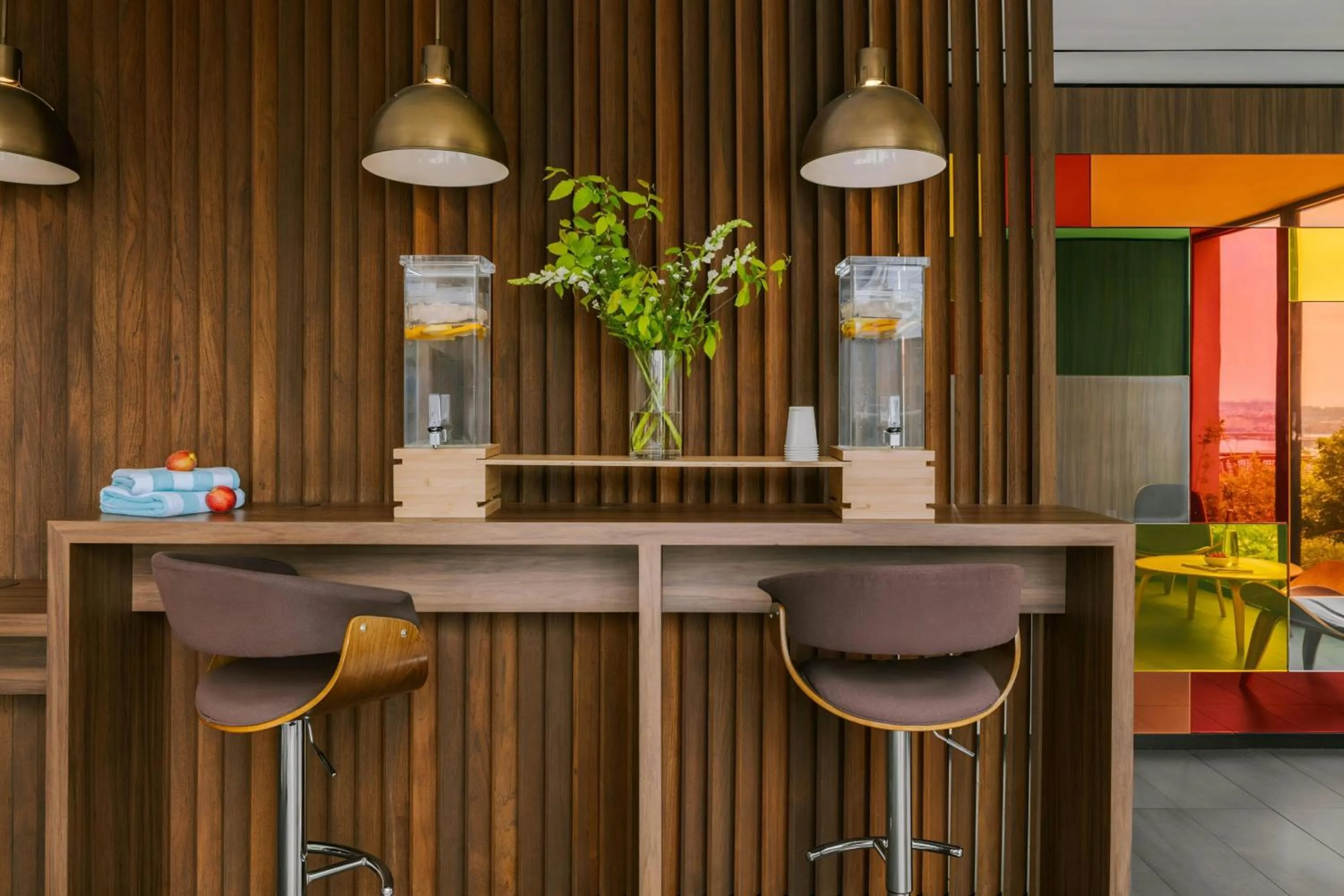 Lounge or bar in Sonder by Marriott Bonvoy Battery Park Apartments Financial District