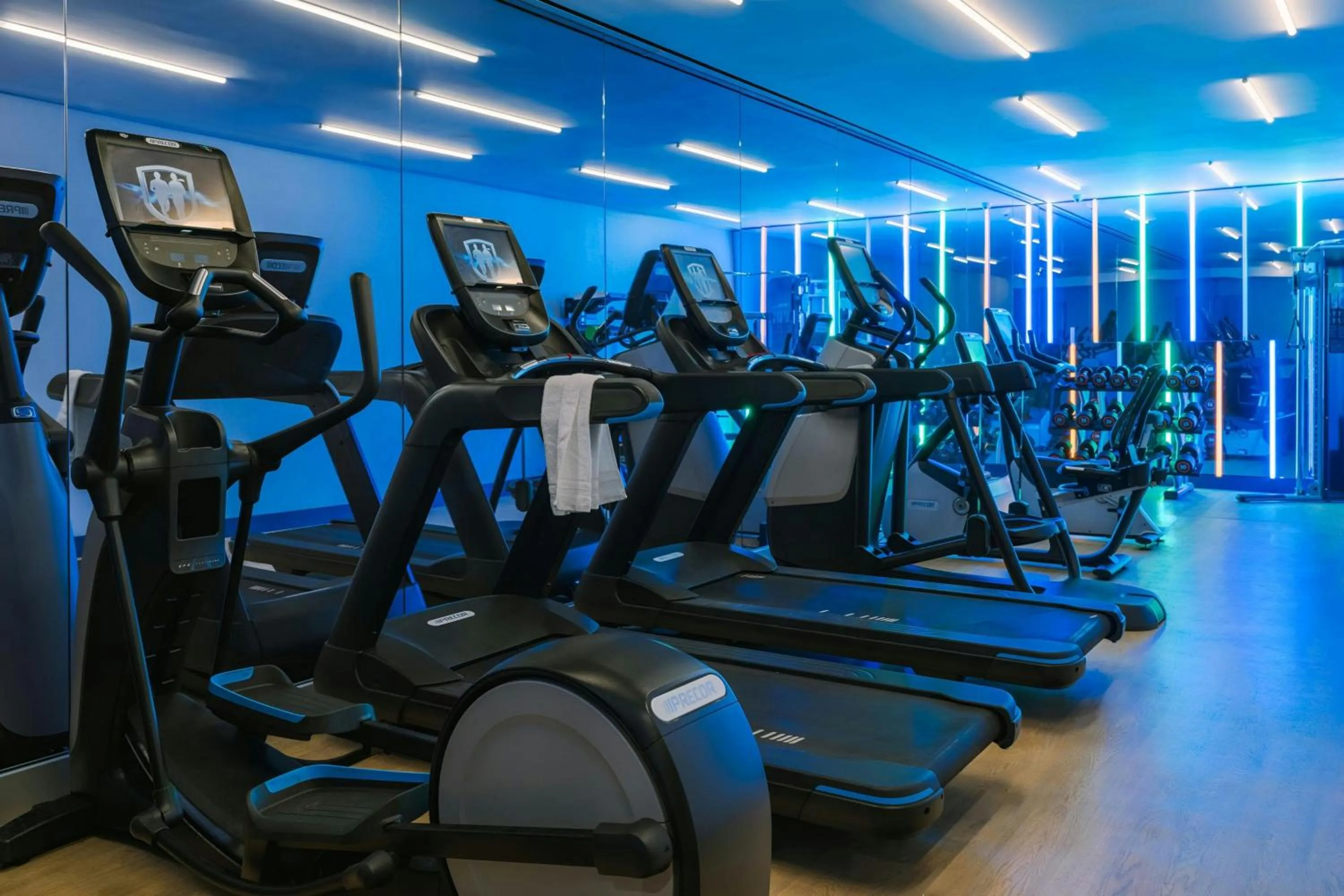 Fitness centre/facilities in Sonder by Marriott Bonvoy Battery Park Apartments Financial District
