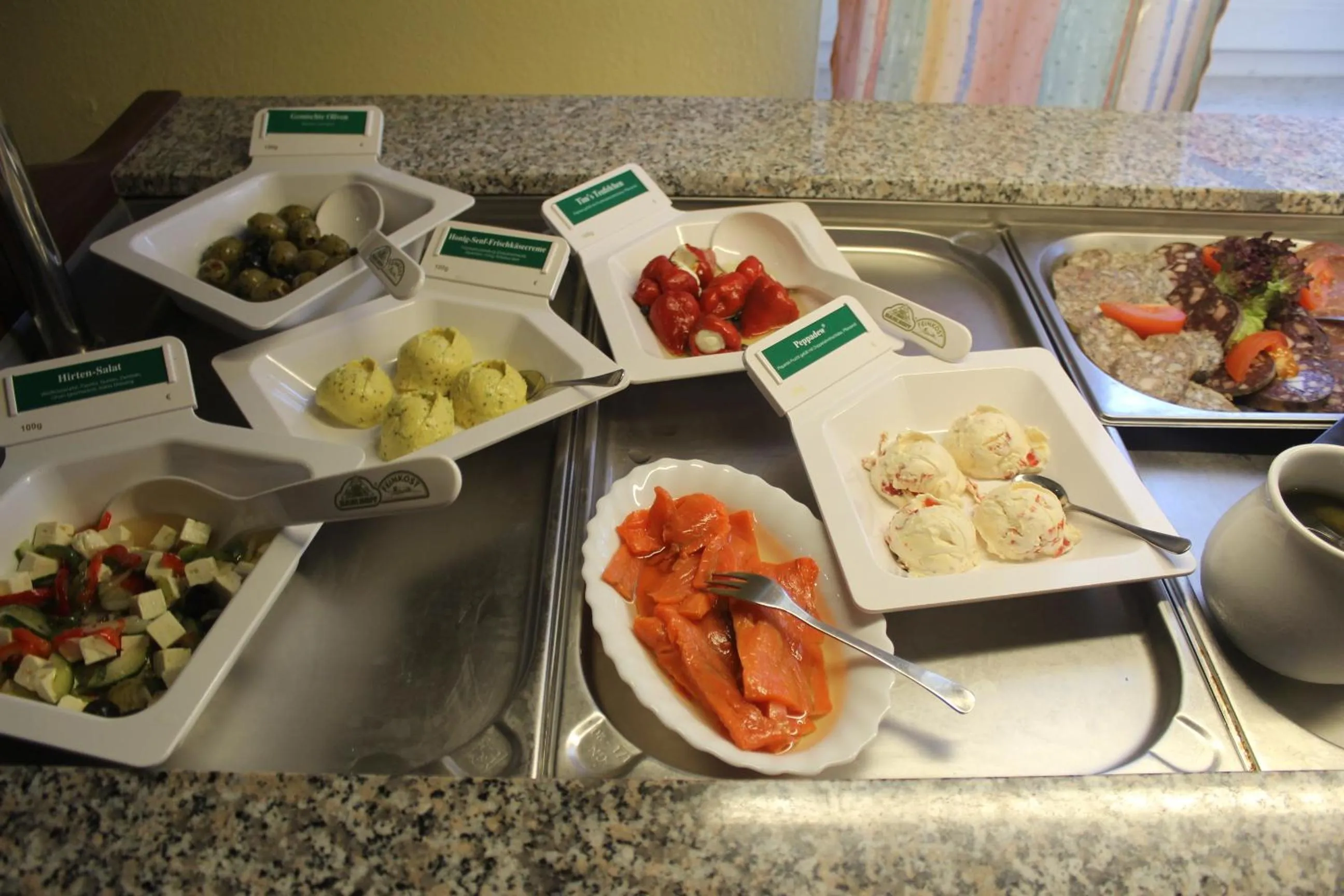 Buffet breakfast in Hotel Riedel