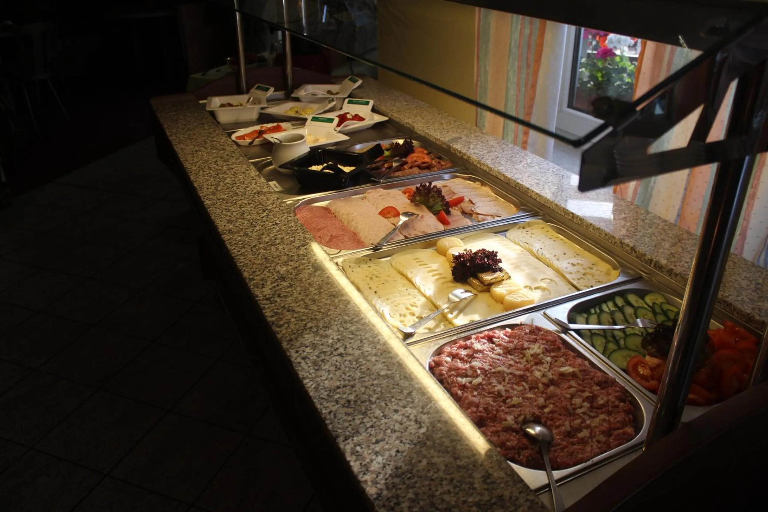 Buffet breakfast in Hotel Riedel