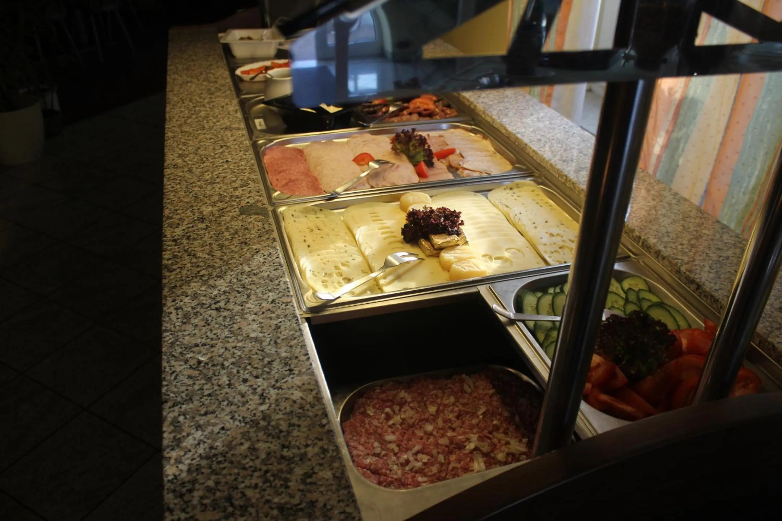 Buffet breakfast in Hotel Riedel