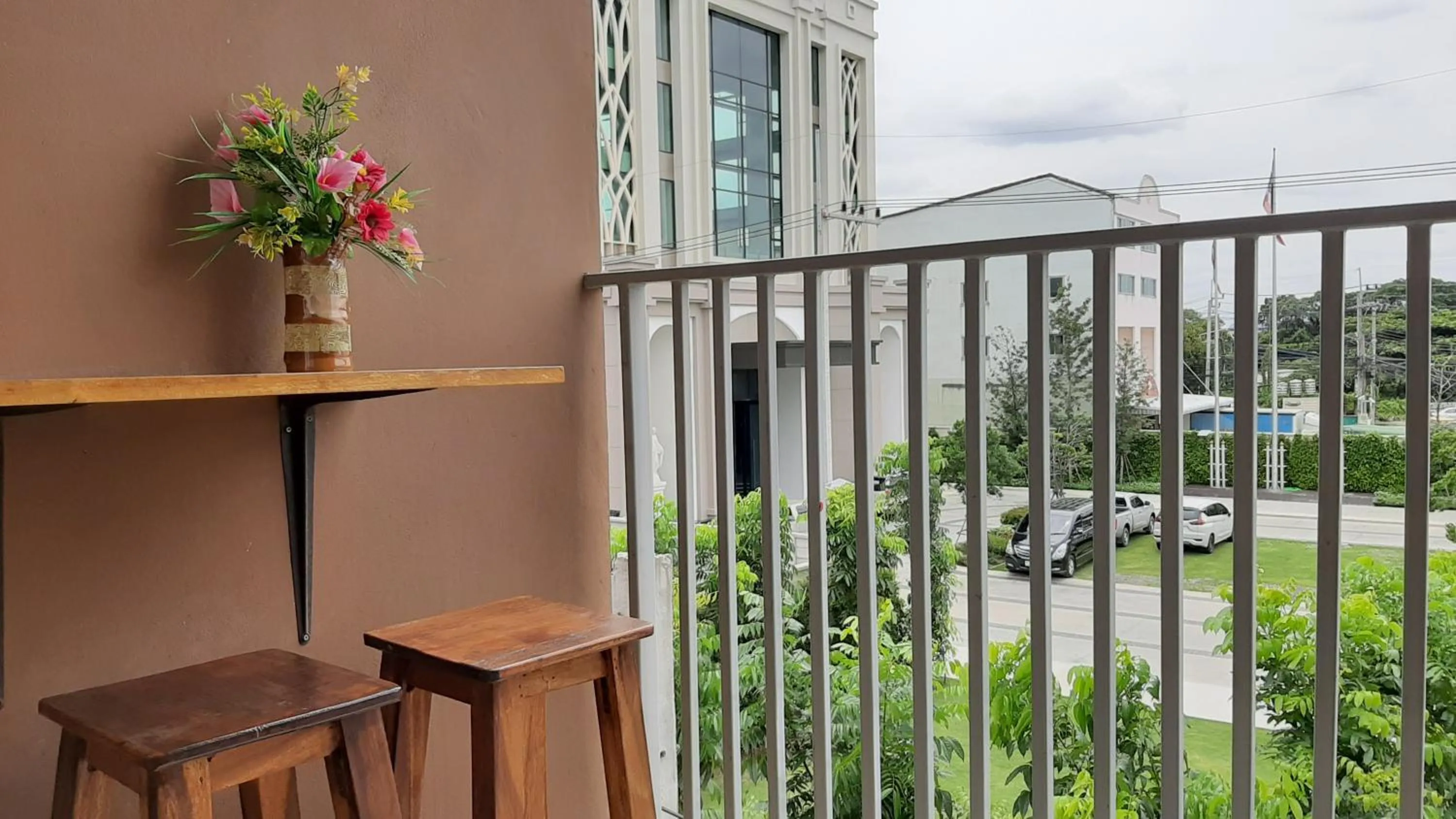 Balcony/Terrace in Pranot Apartment & Spa