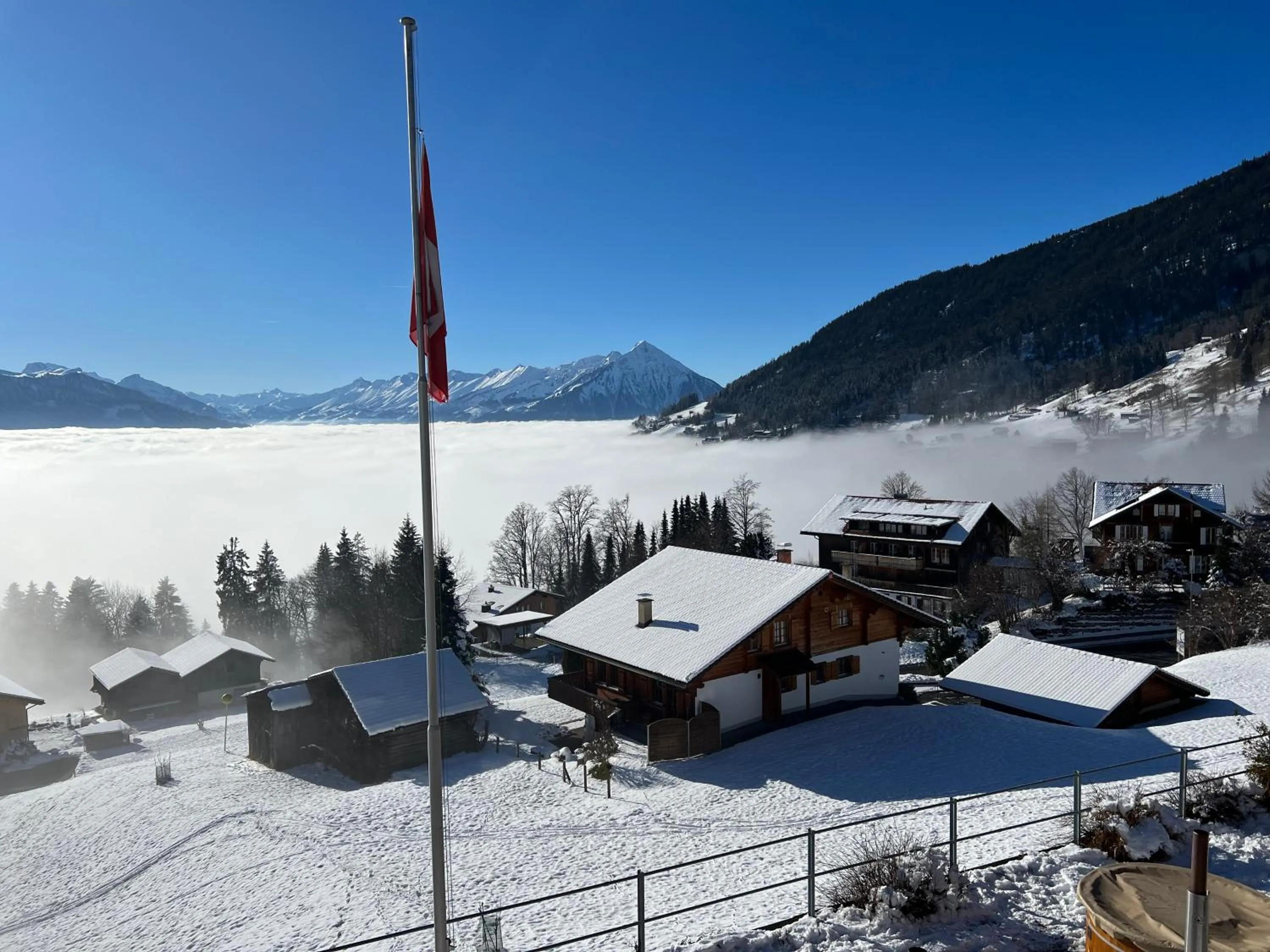 Lake view in Hotel Fassbind Beausite