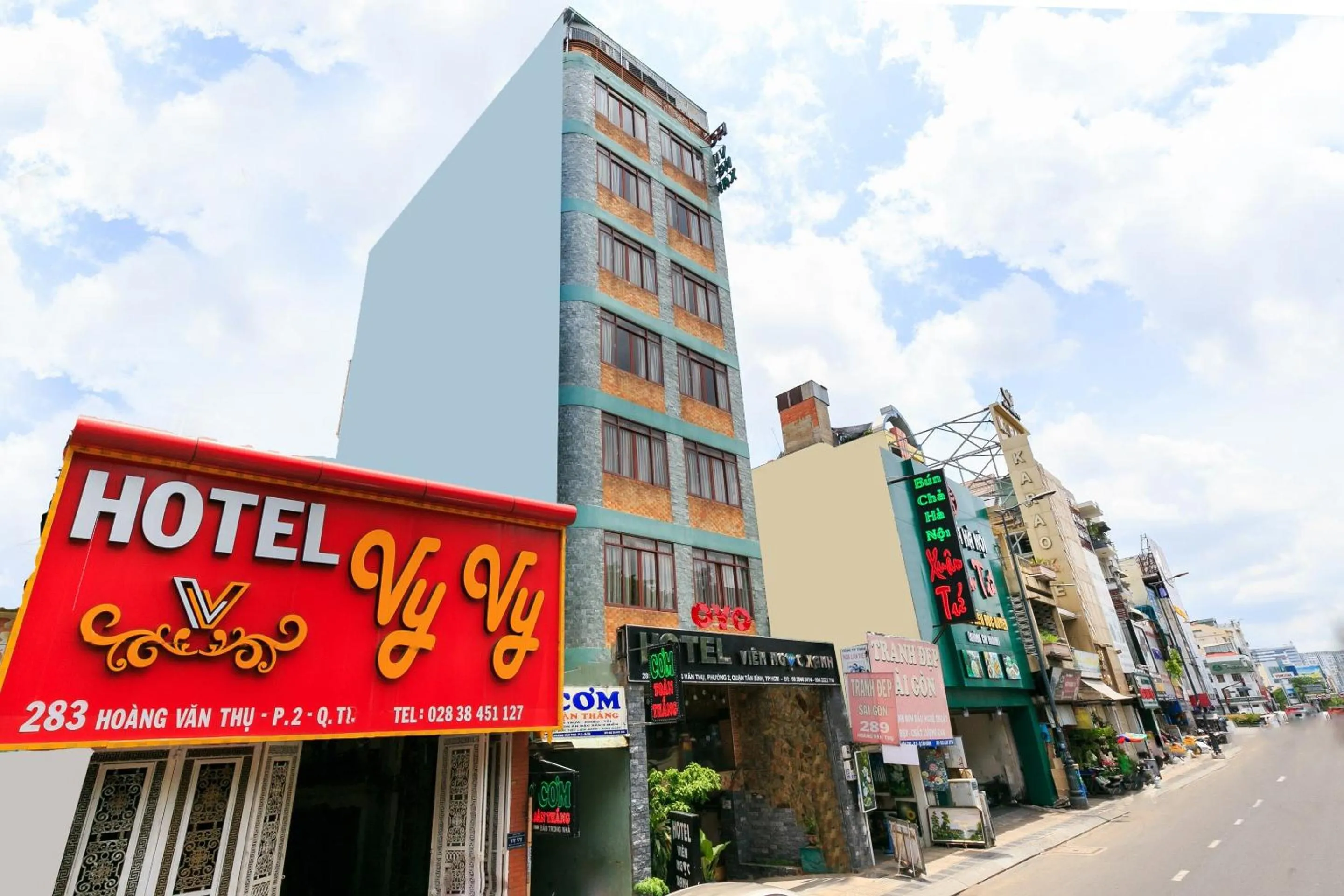 Facade/entrance in Vien Ngoc Xanh Hotel