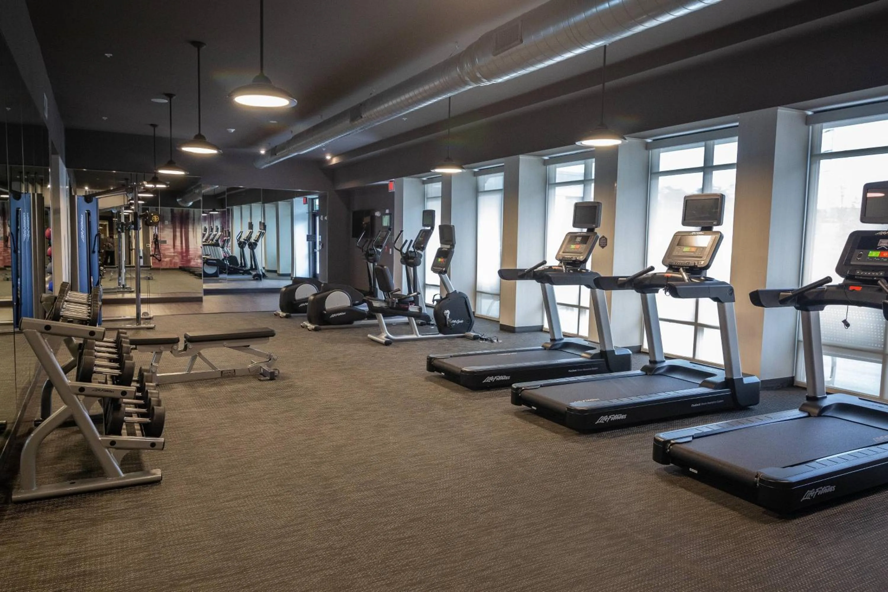Fitness centre/facilities in Courtyard by Marriott Cartersville